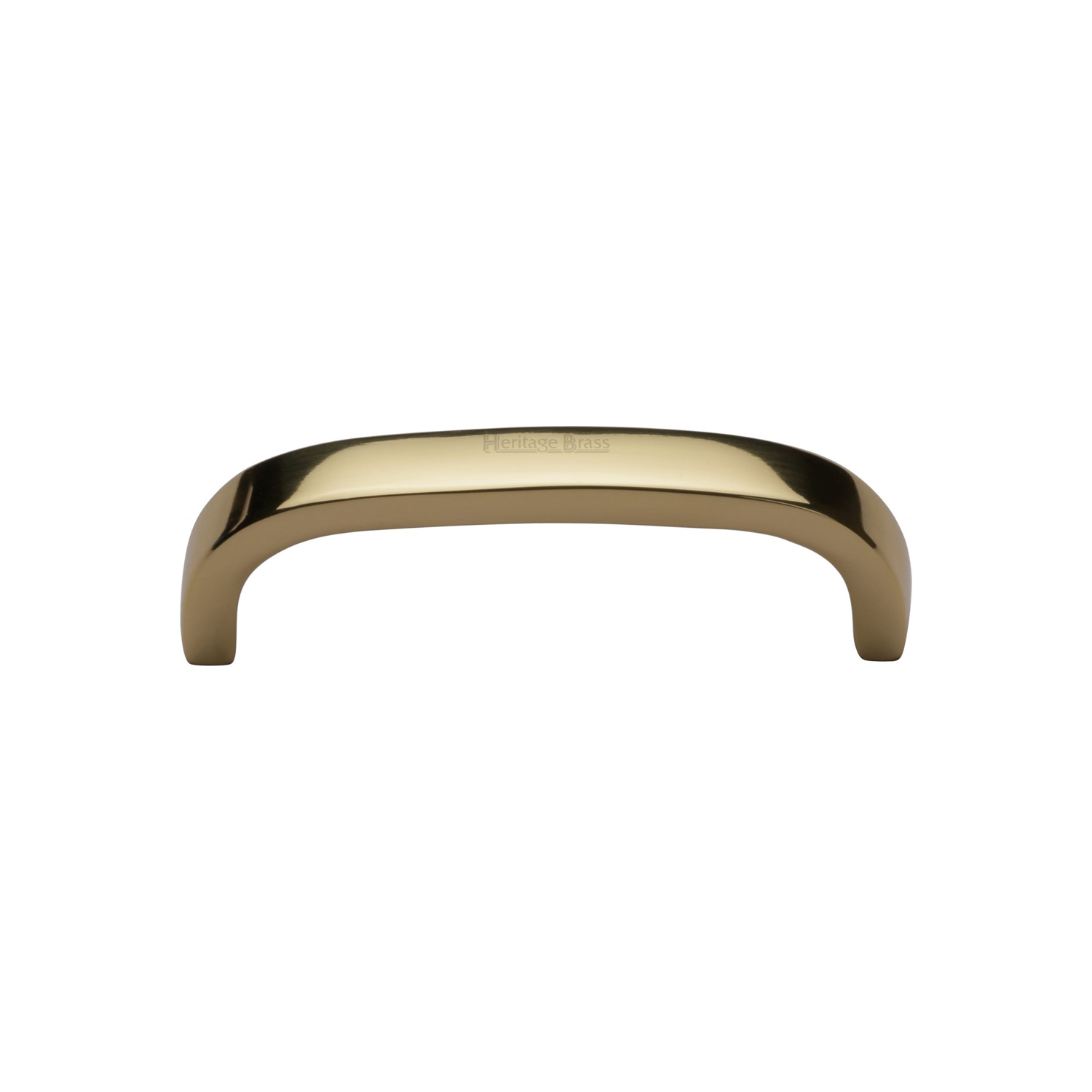 Heritage Brass Cabinet Pull D Shaped 89mm c/c