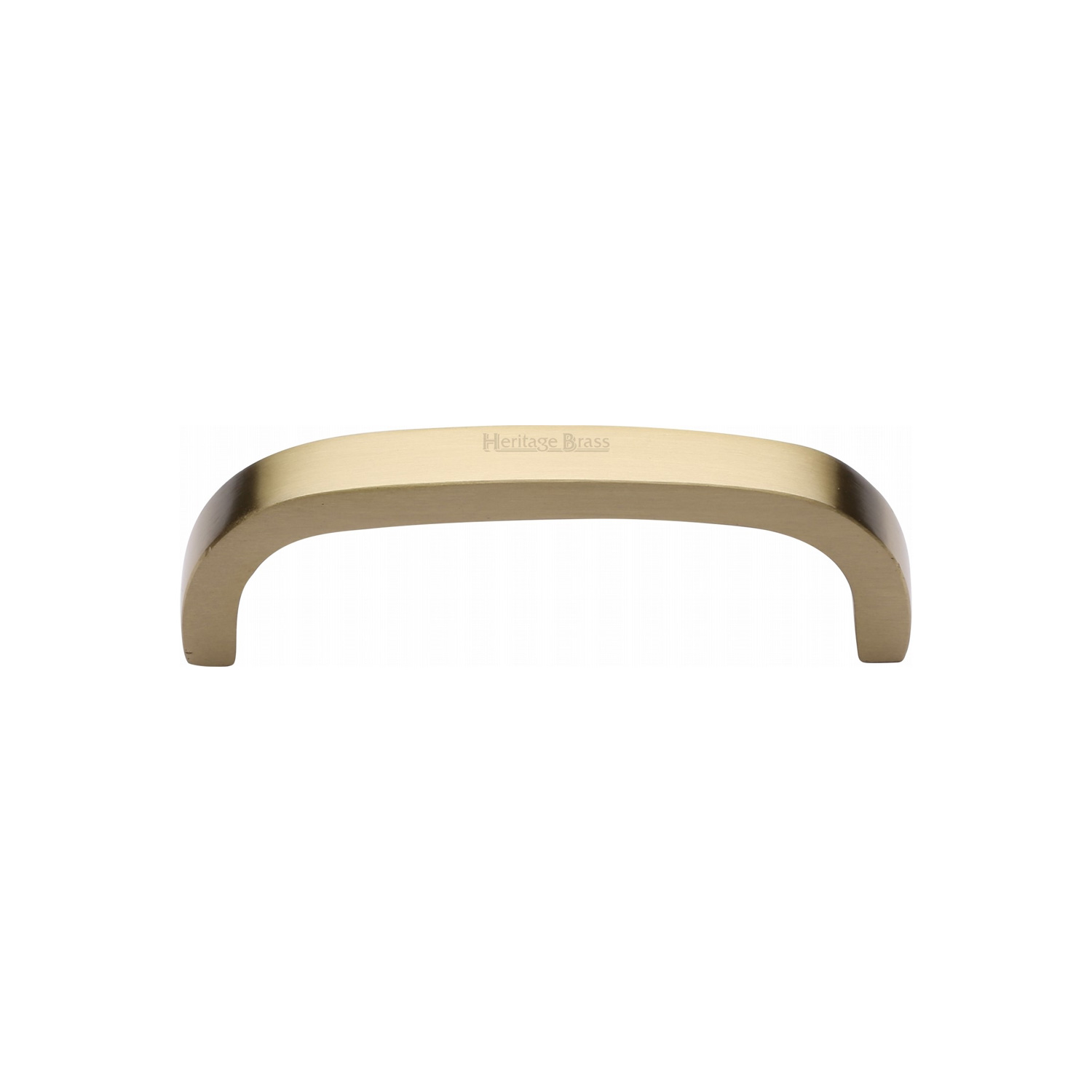 Heritage Brass Cabinet Pull D Shaped 89mm c/c