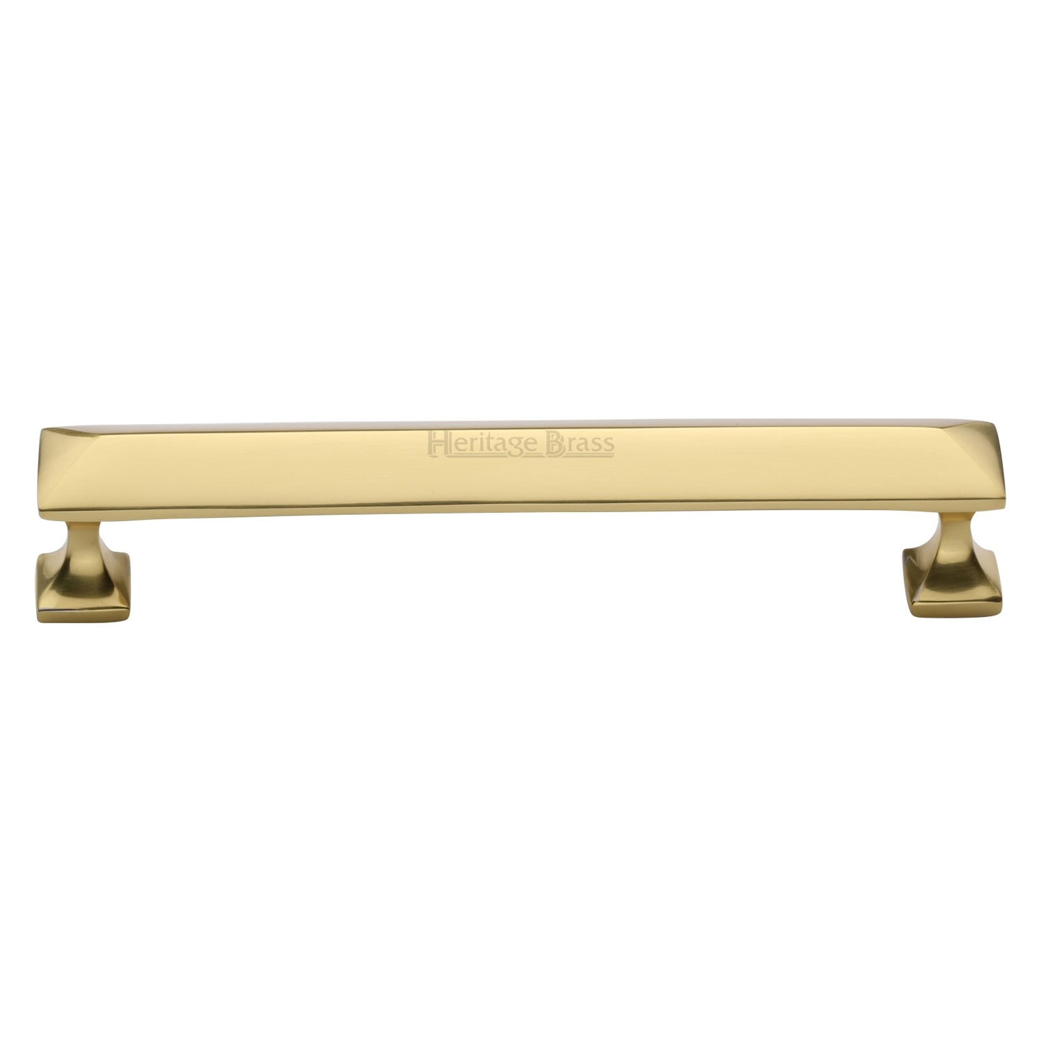 Heritage Brass Cabinet Pull Pyramid Design 152mm c/c