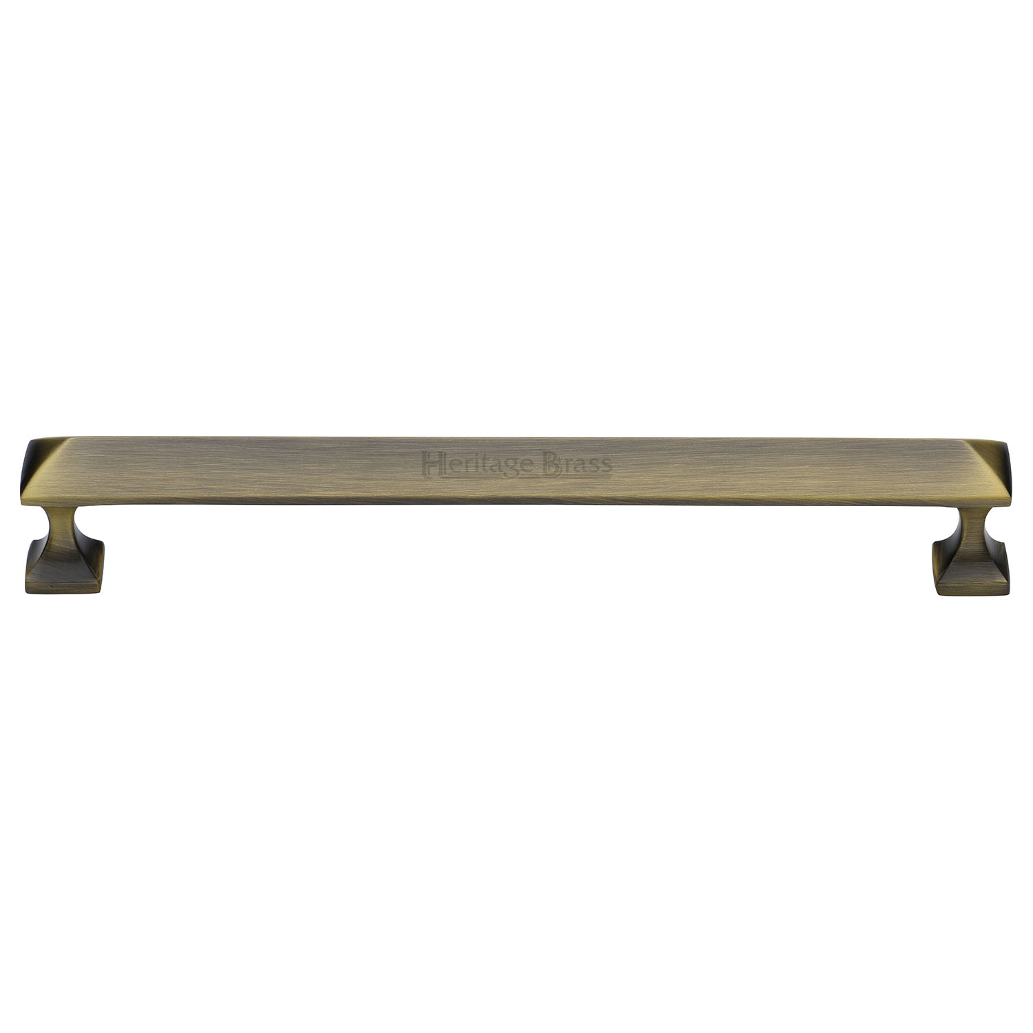 Heritage Brass Cabinet Pull Pyramid Design 203mm c/c