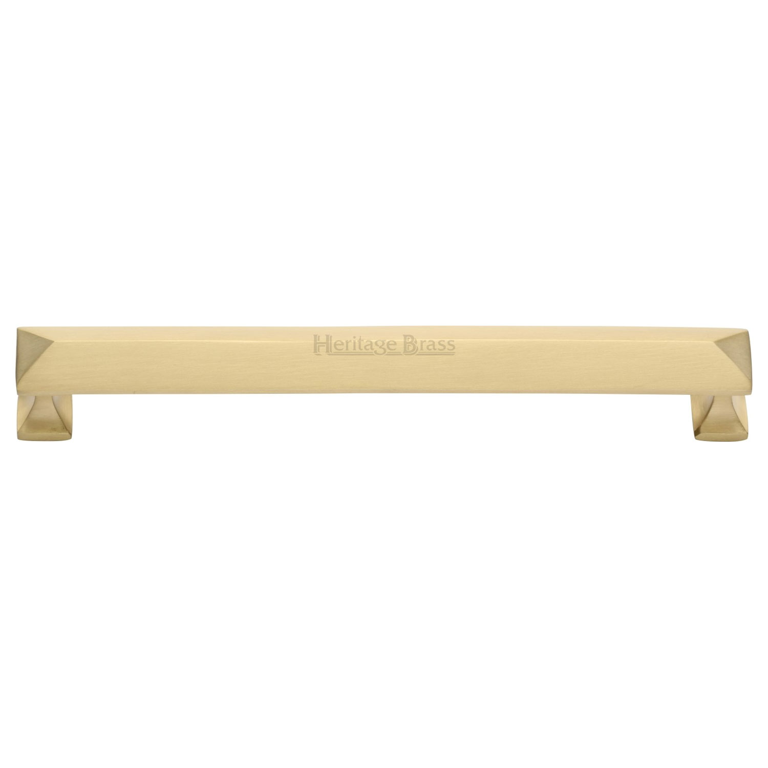 Heritage Brass Cabinet Pull Pyramid Design 203mm c/c