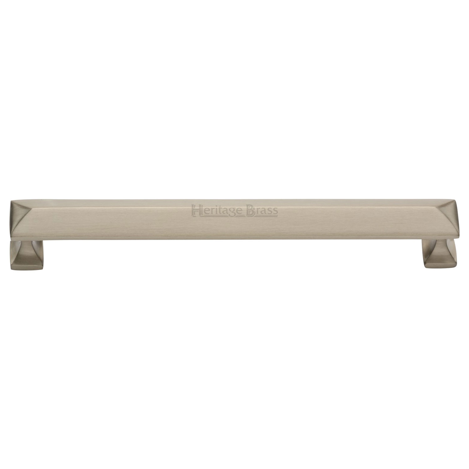 Heritage Brass Cabinet Pull Pyramid Design 203mm c/c