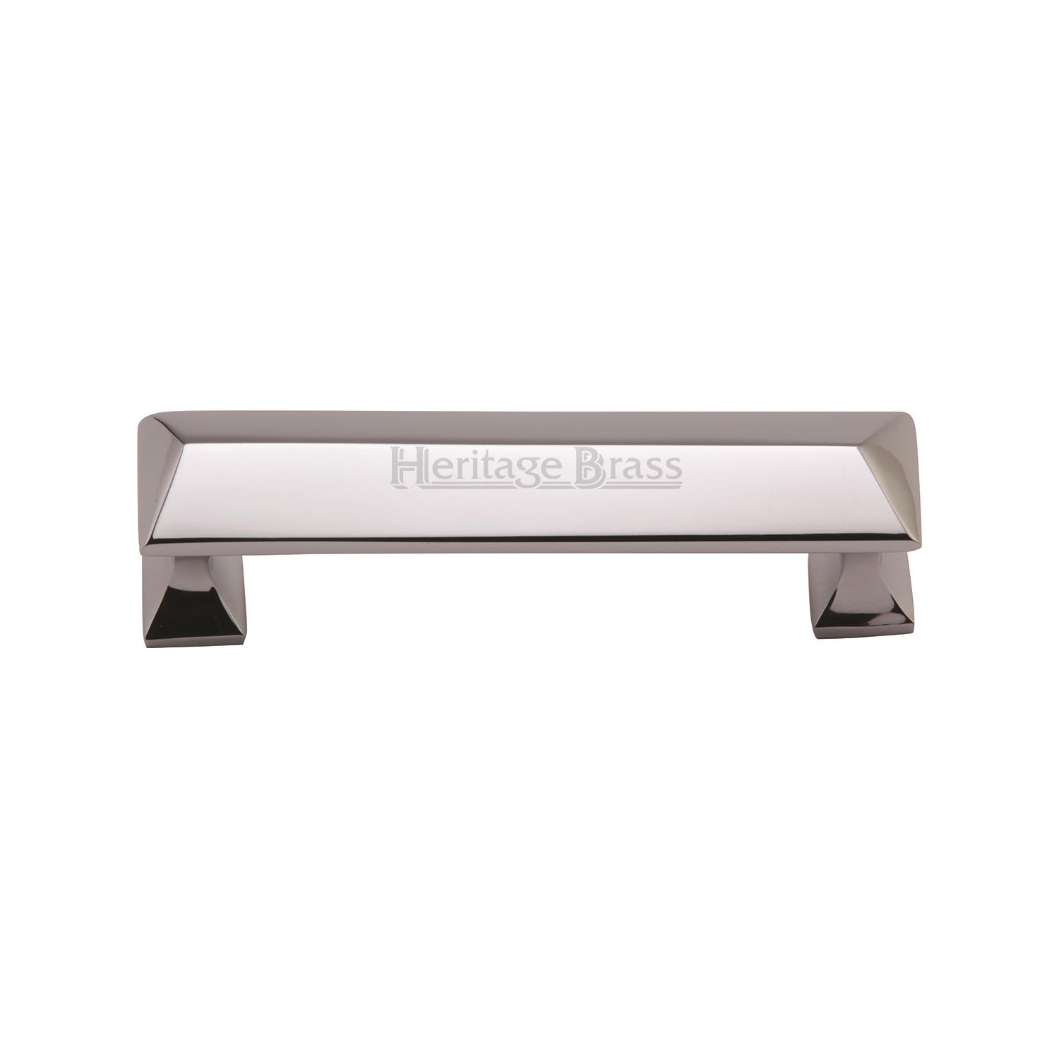 Heritage Brass Cabinet Pull Pyramid Design 96mm c/c