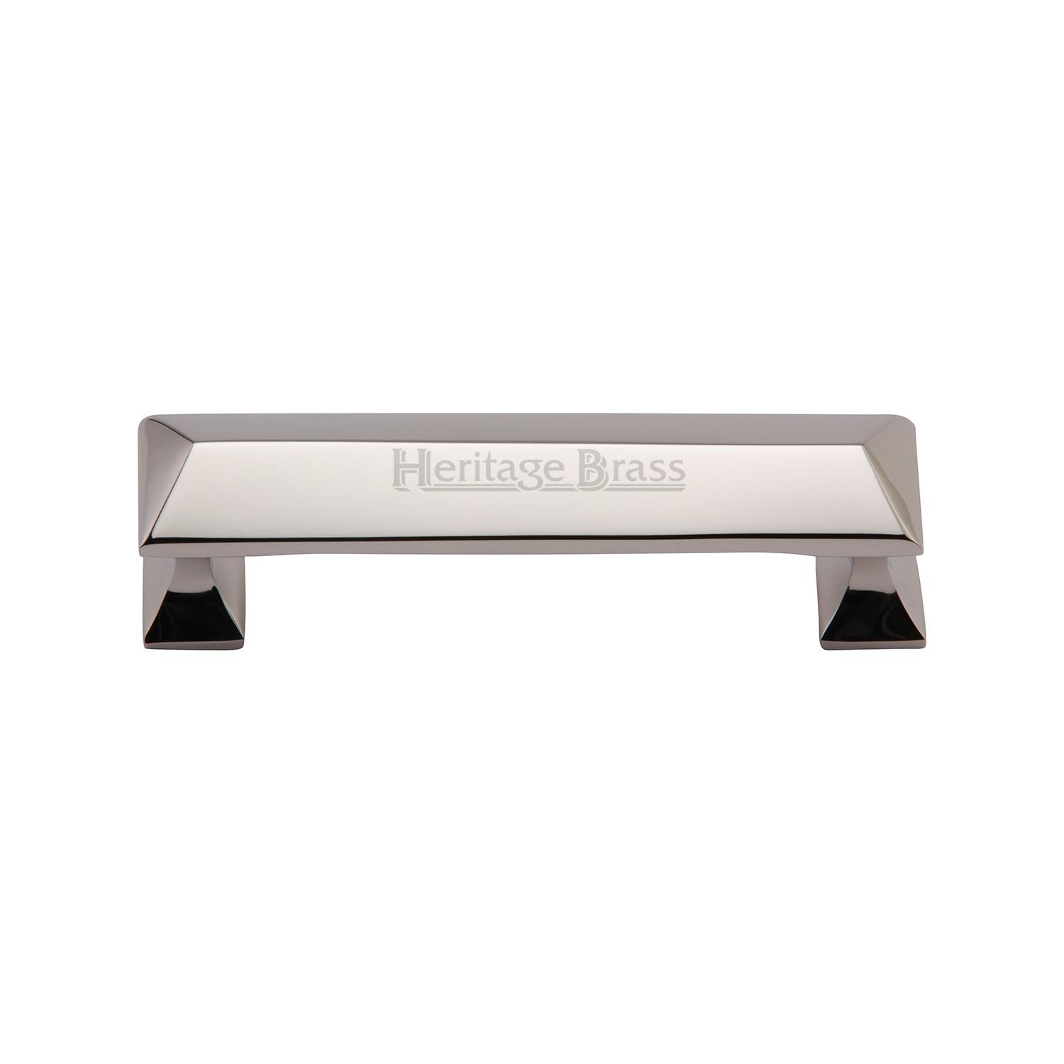 Heritage Brass Cabinet Pull Pyramid Design 96mm c/c
