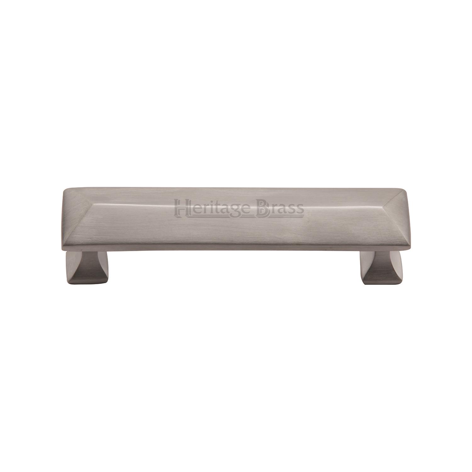 Heritage Brass Cabinet Pull Pyramid Design 96mm c/c