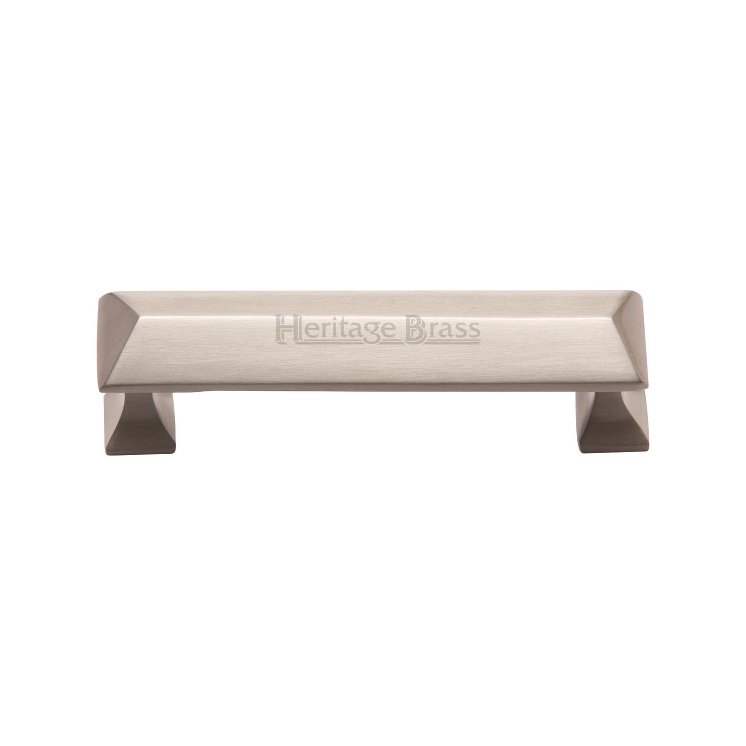 Heritage Brass Cabinet Pull Pyramid Design 96mm c/c