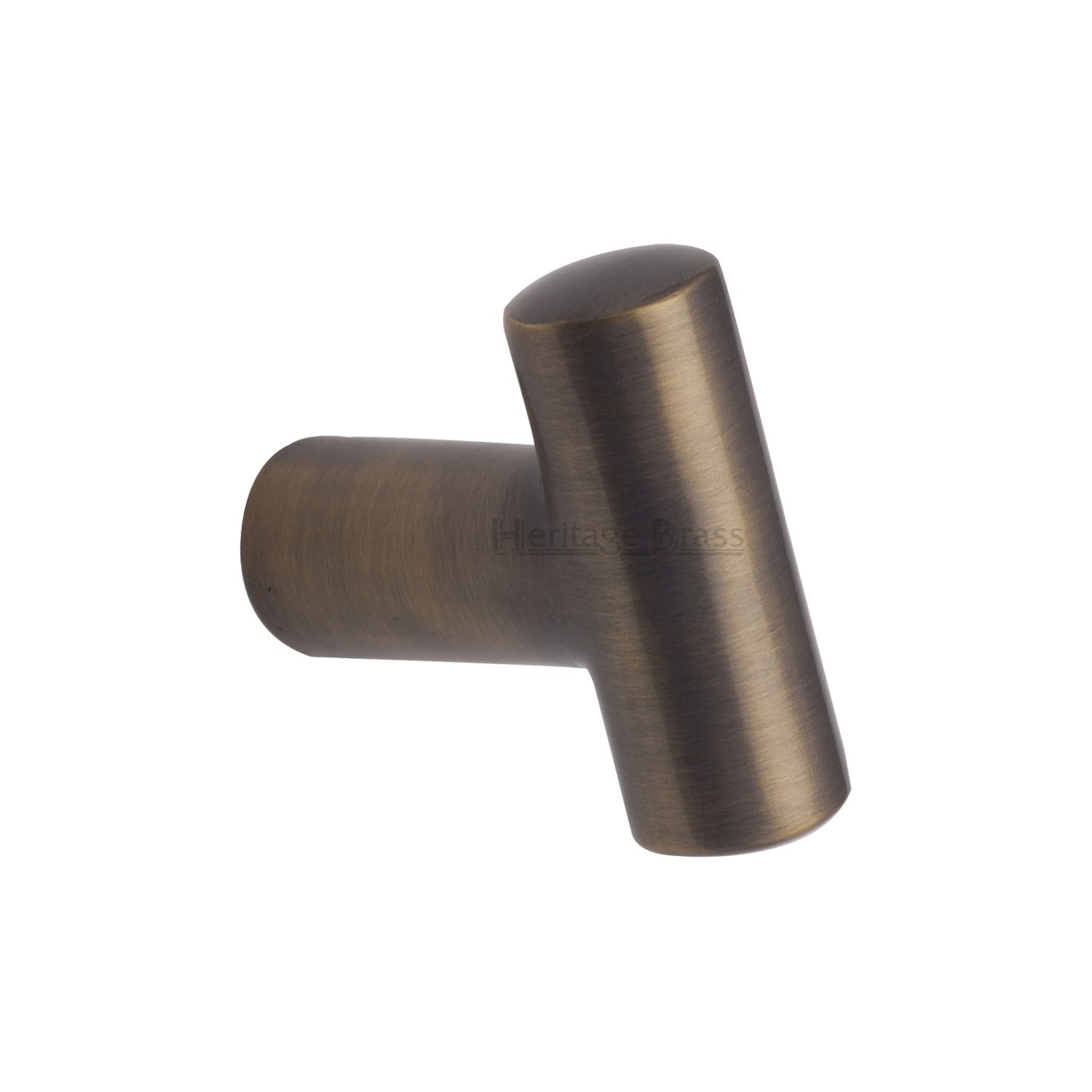 Heritage Brass Cabinet Knob T Shaped 35mm
