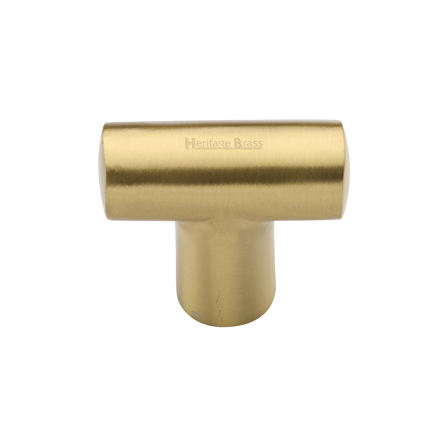 Heritage Brass Cabinet Knob T Shaped 35mm