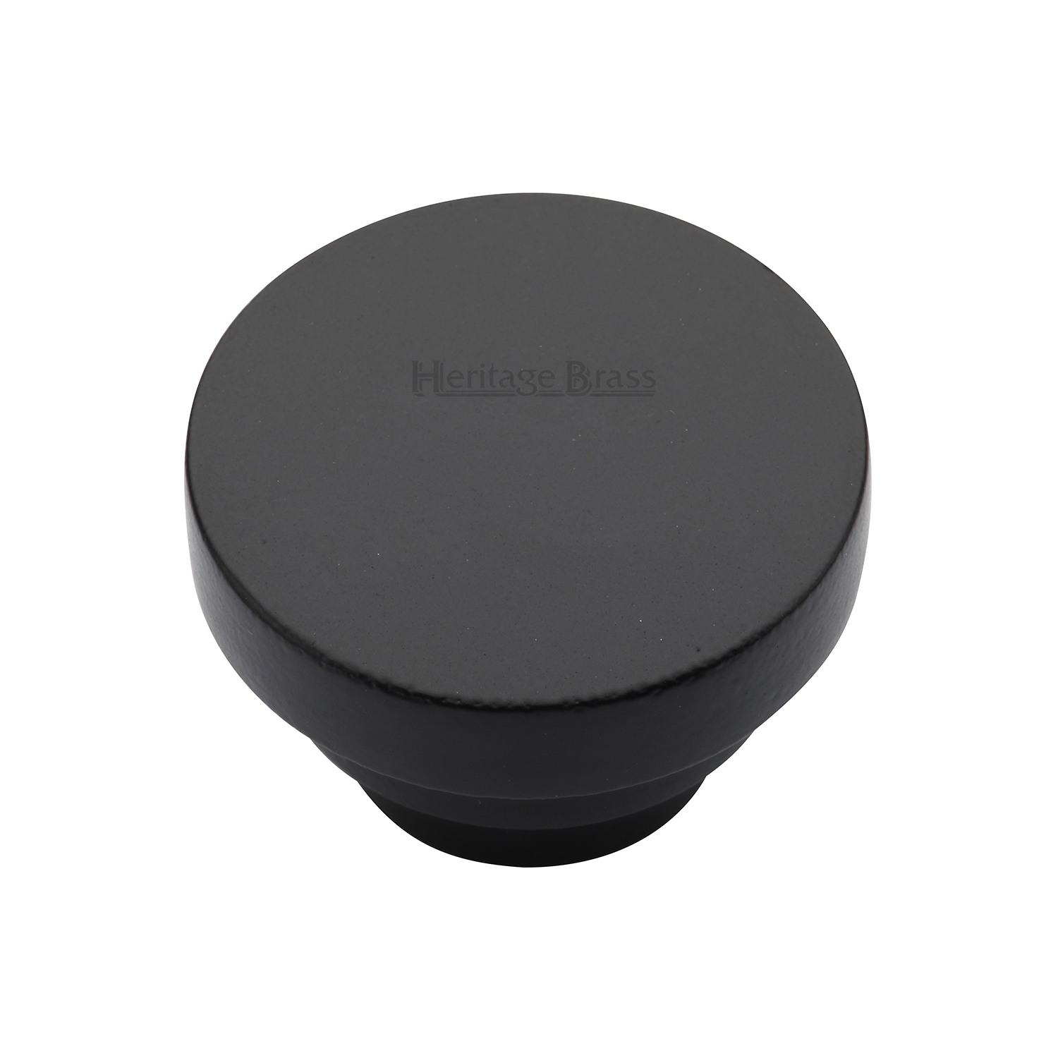 Heritage Brass Cabinet Knob Round Stepped Design 38mm