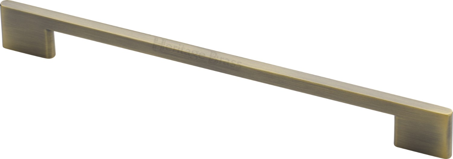 Heritage Brass Cabinet Pull Victorian Design 256mm c/c