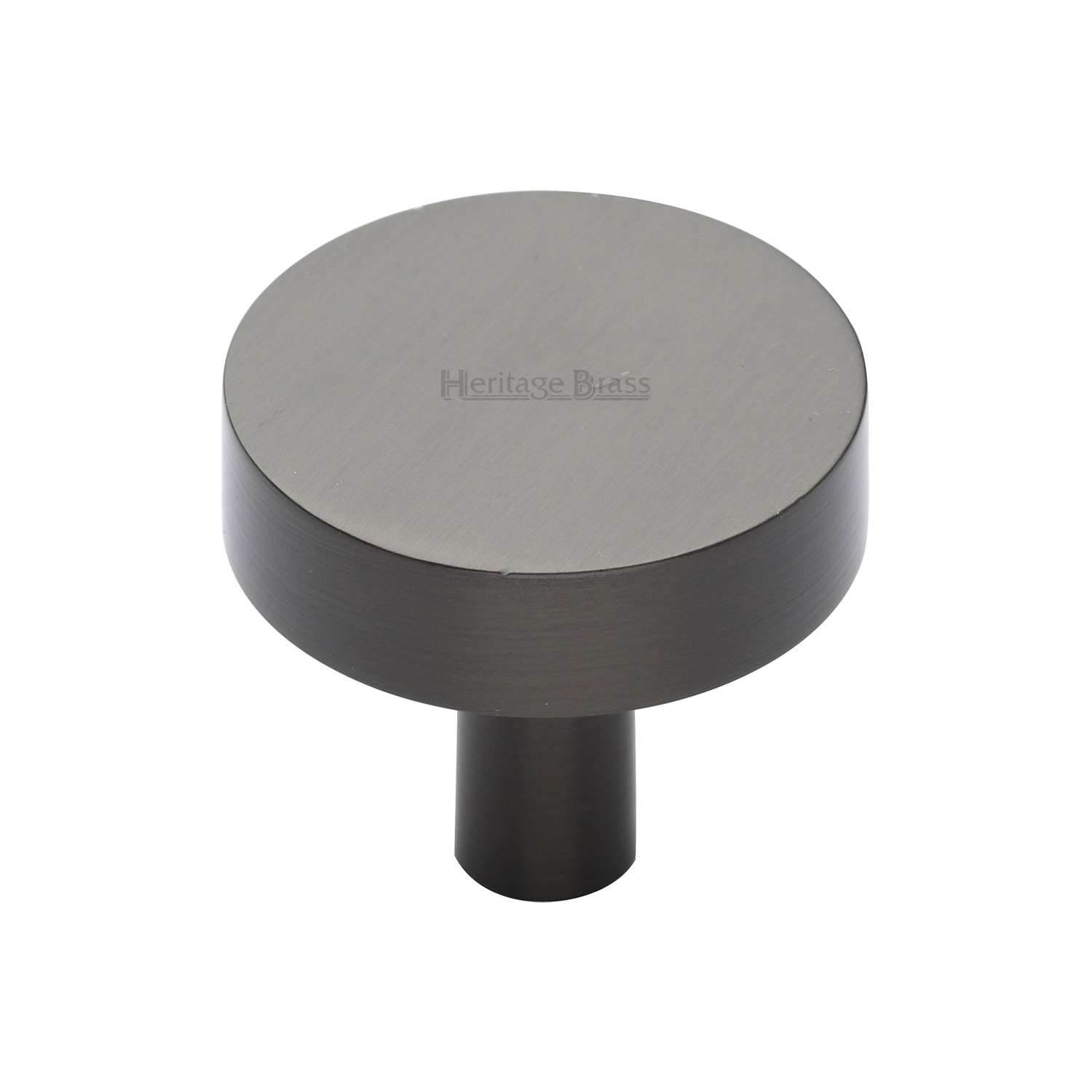 Heritage Brass Cabinet Knob Disc Design 32mm