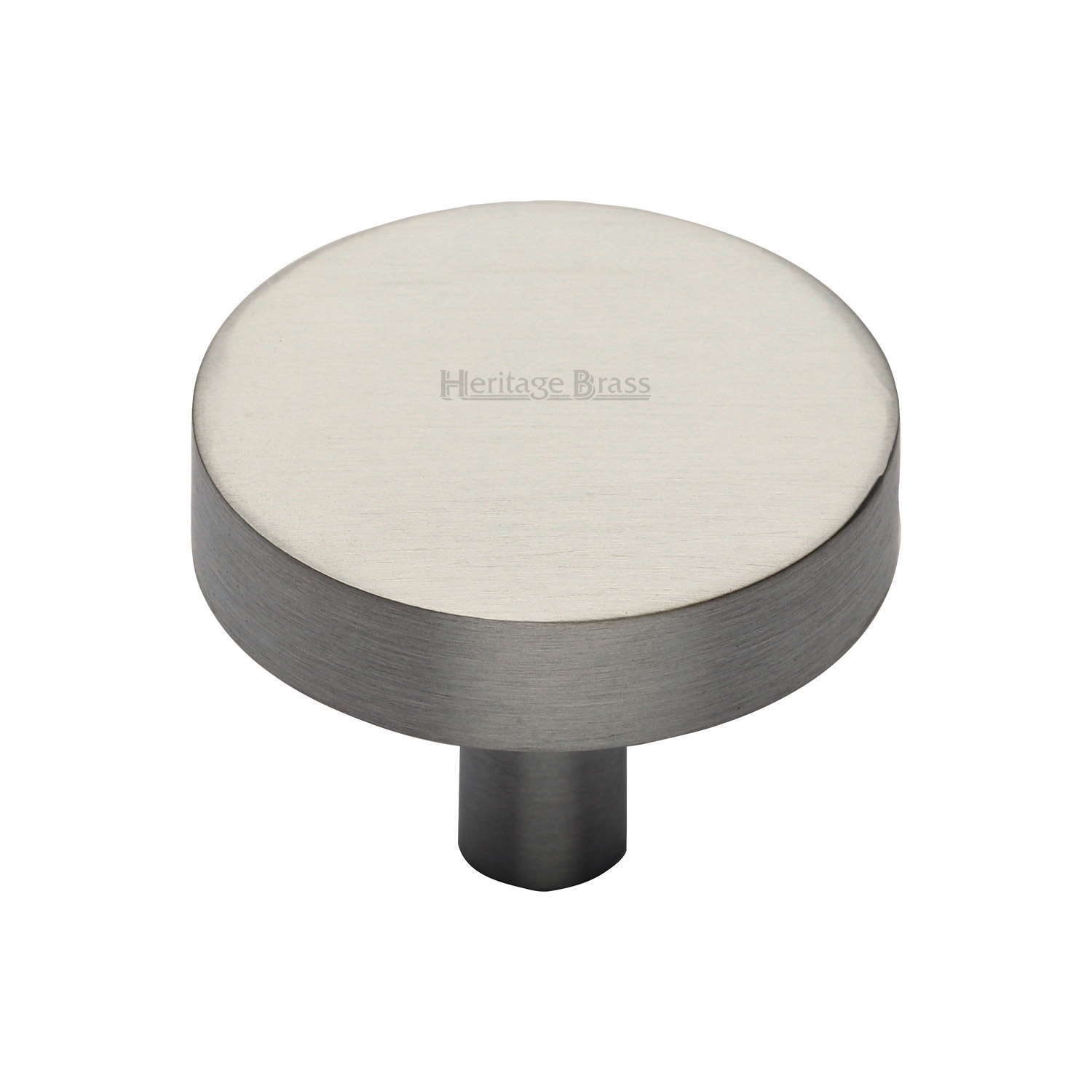 Heritage Brass Cabinet Knob Disc Design 32mm