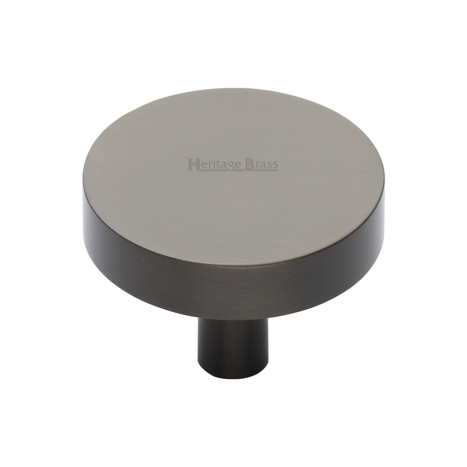 Heritage Brass Cabinet Knob Disc Design 38mm