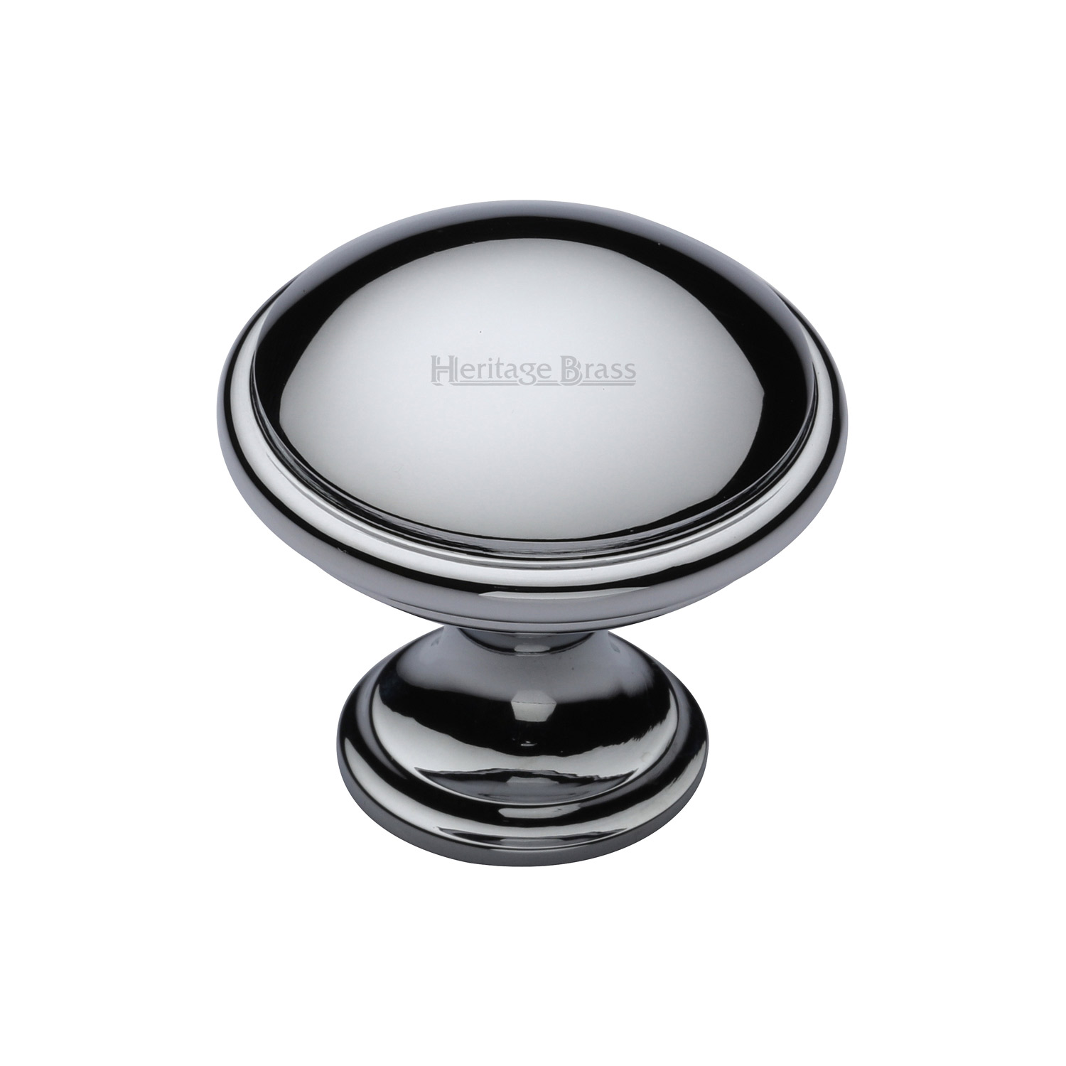 Heritage Brass Cabinet Knob Domed Design 32mm