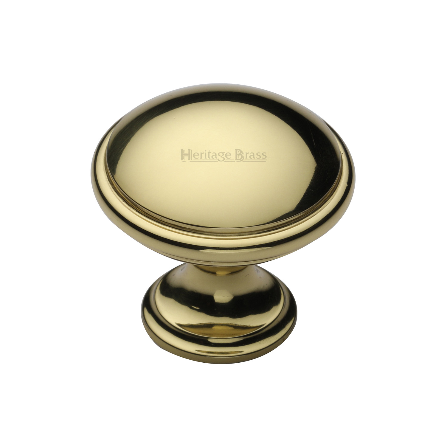 Heritage Brass Cabinet Knob Domed Design 32mm