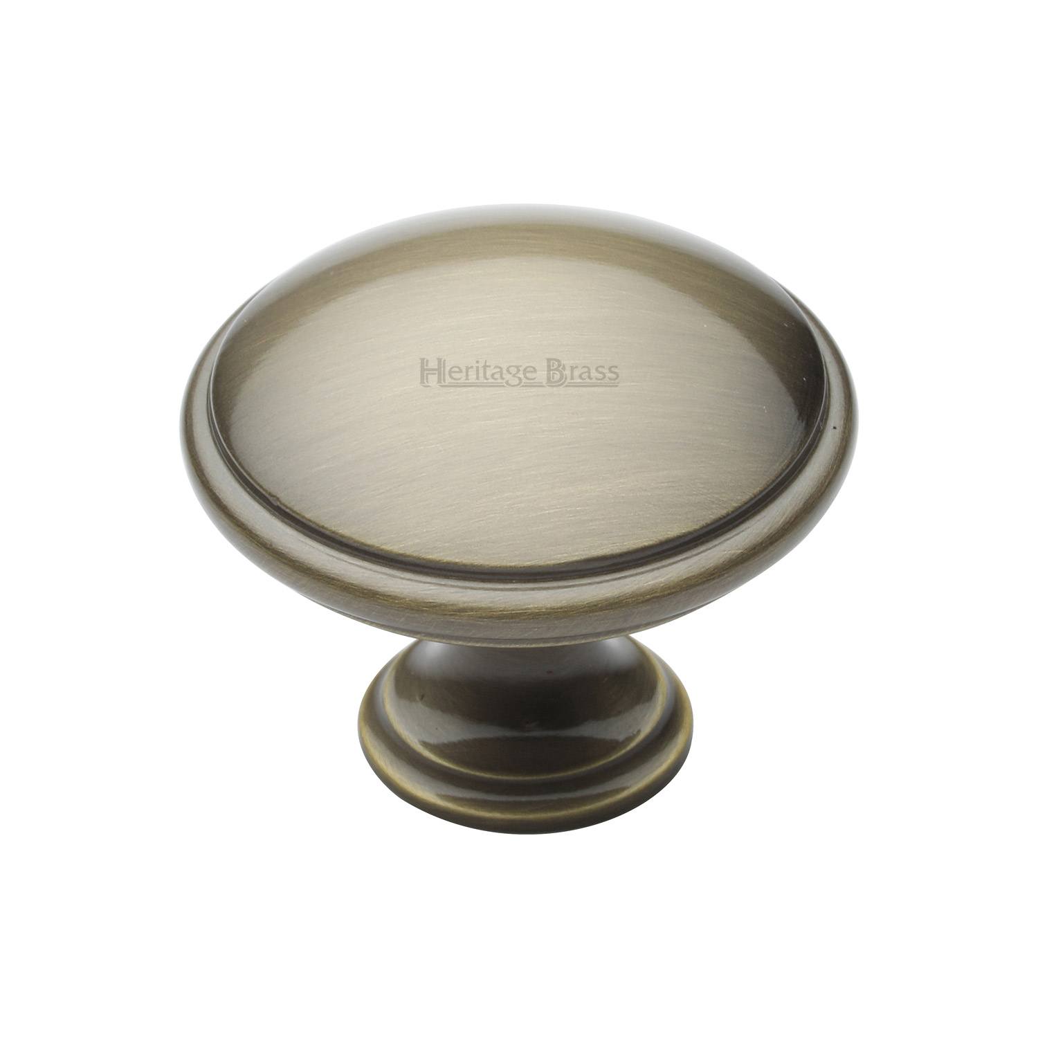 Heritage Brass Cabinet Knob Domed Design 38mm