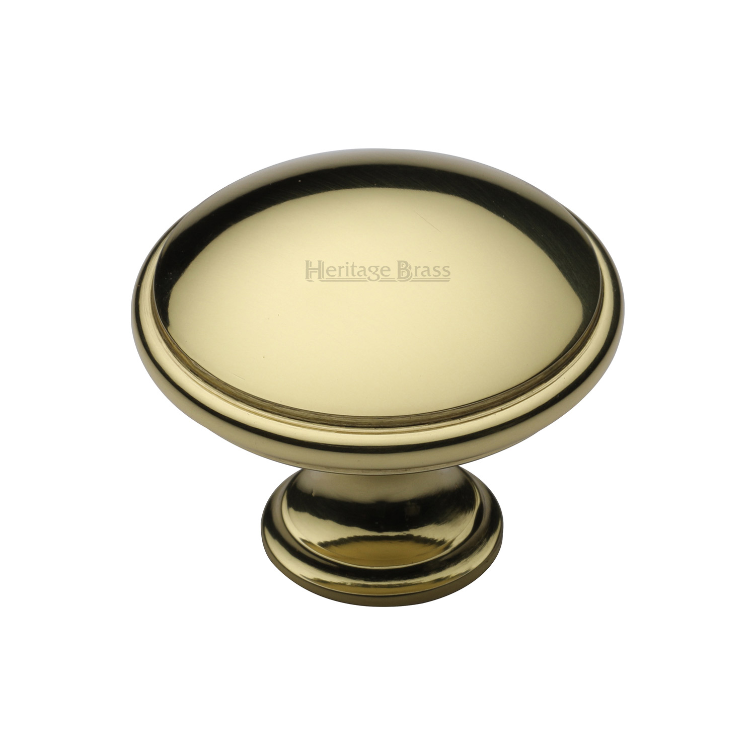 Heritage Brass Cabinet Knob Domed Design 38mm