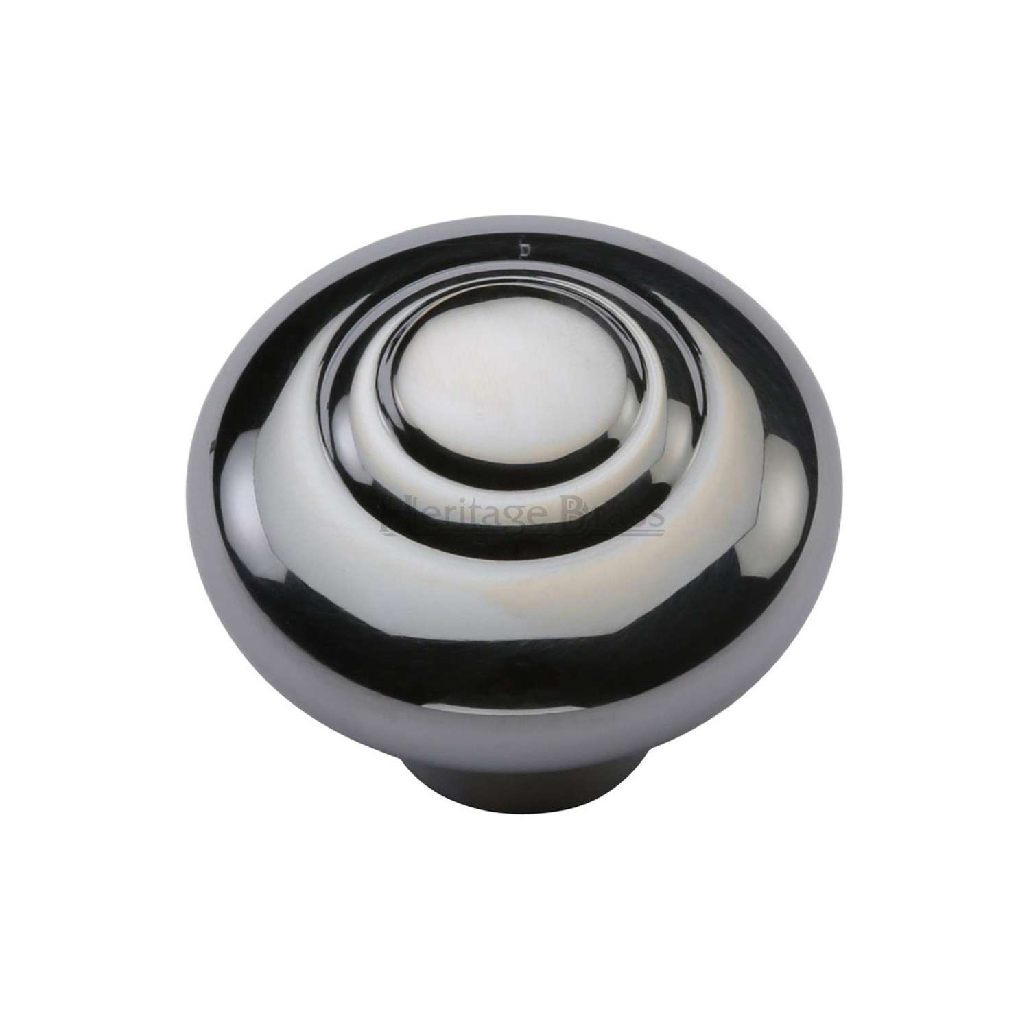 Heritage Brass Cabinet Knob Round Bead Design 32mm