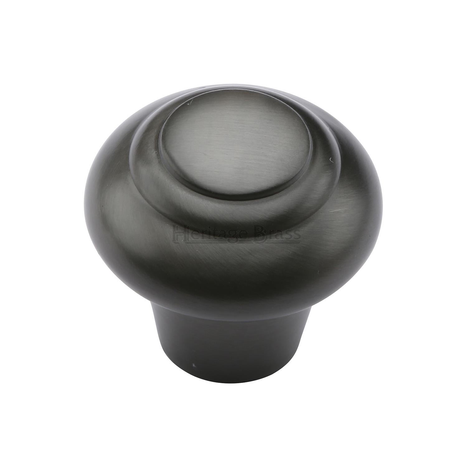 Heritage Brass Cabinet Knob Round Bead Design 32mm