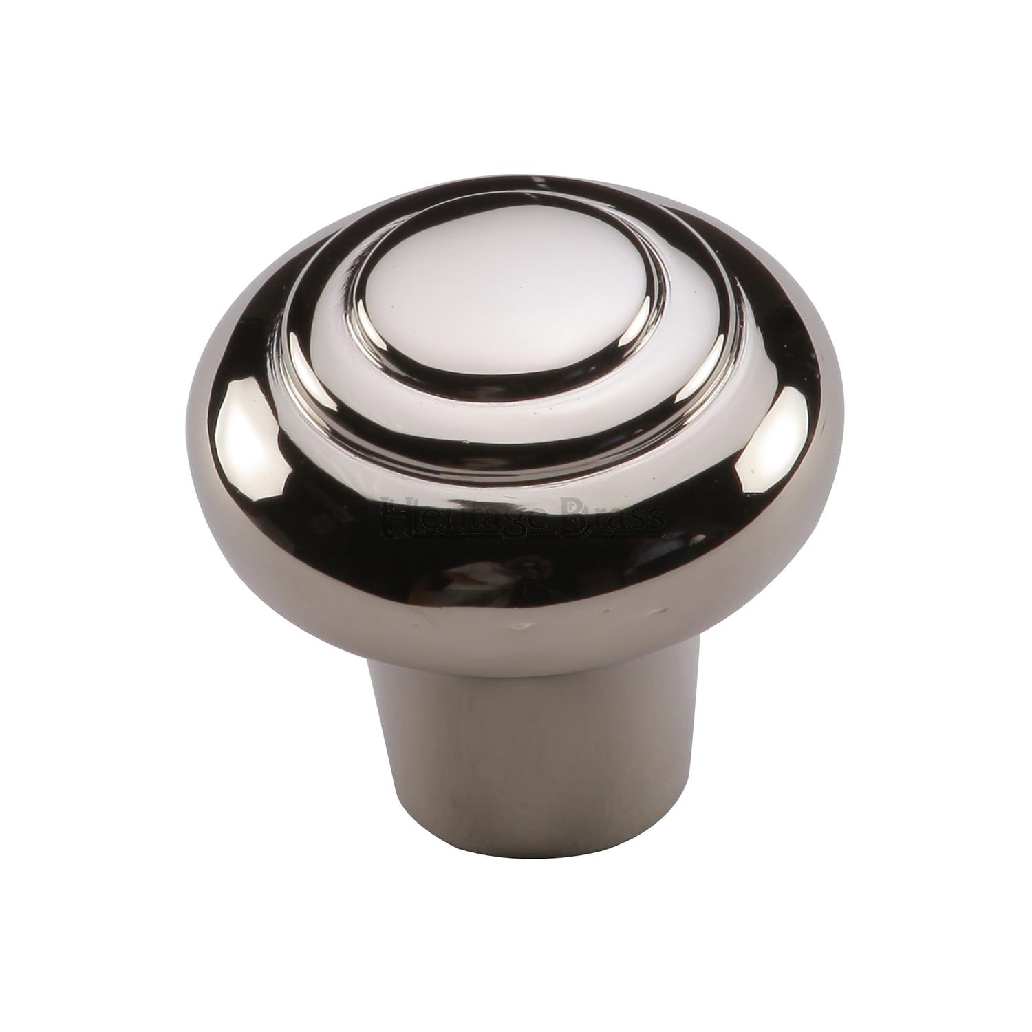 Heritage Brass Cabinet Knob Round Bead Design 32mm