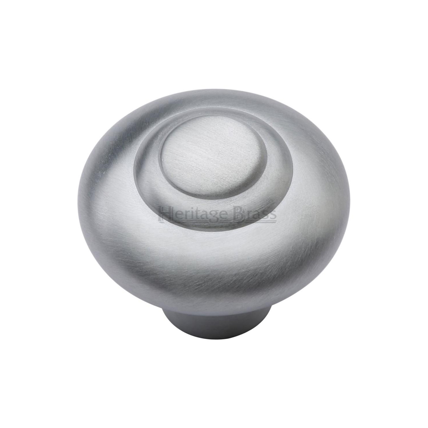 Heritage Brass Cabinet Knob Round Bead Design 32mm