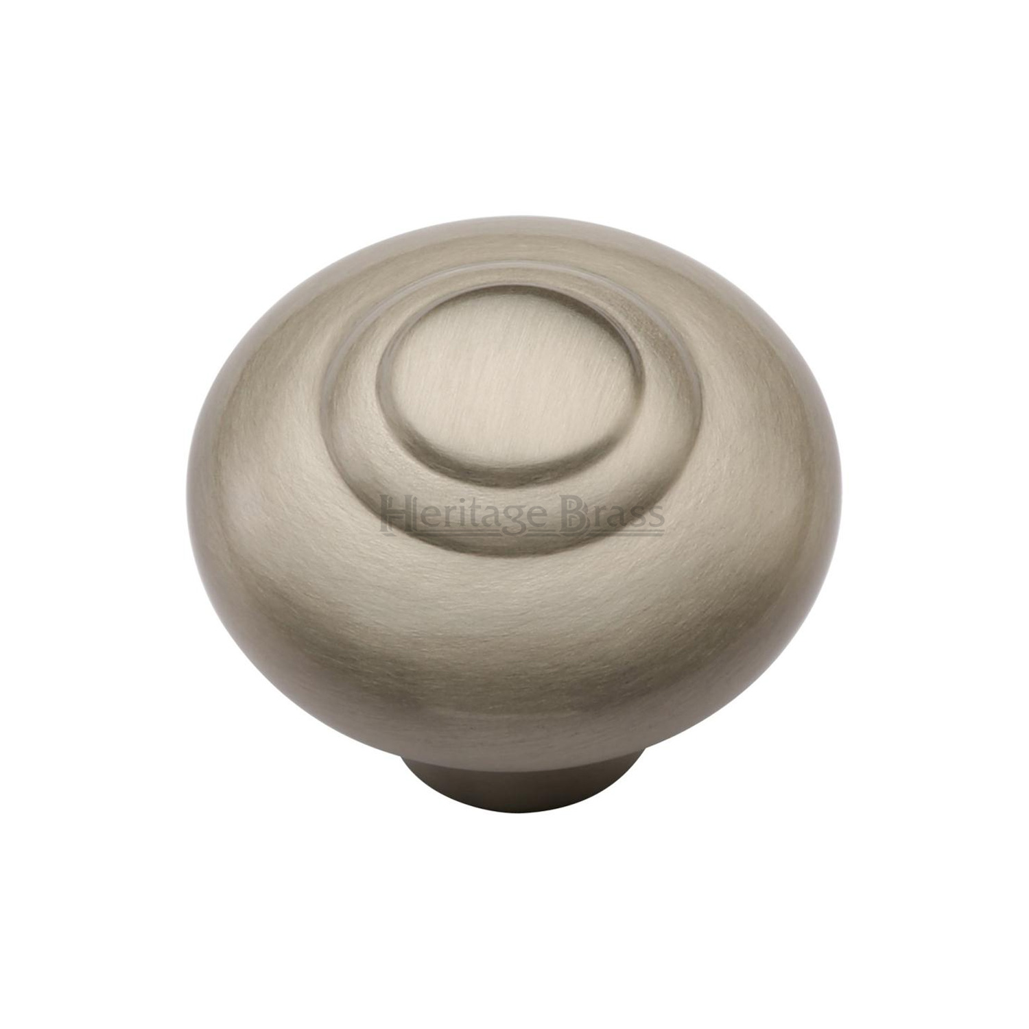 Heritage Brass Cabinet Knob Round Bead Design 32mm