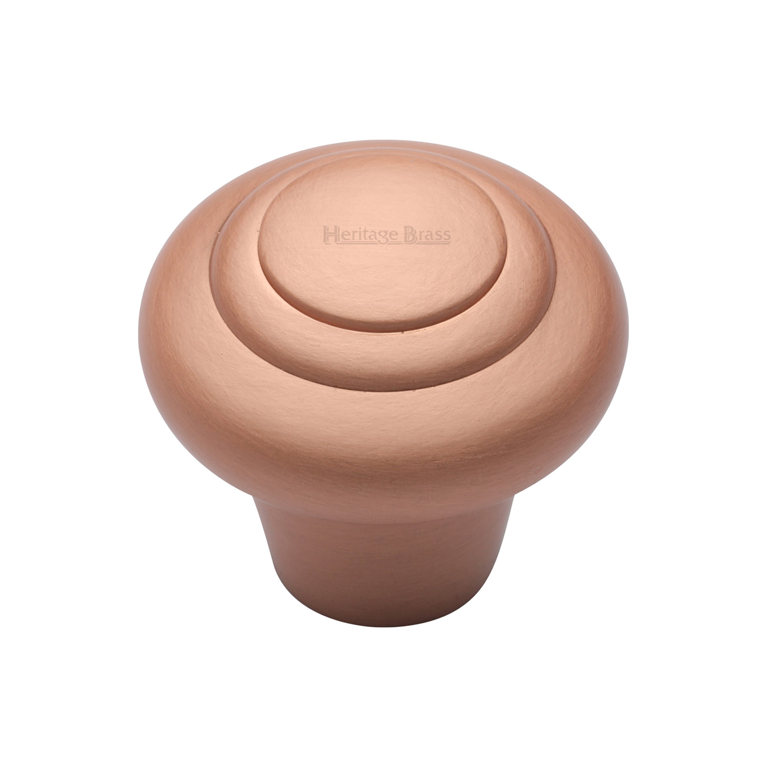 Heritage Brass Cabinet Knob Round Bead Design 32mm