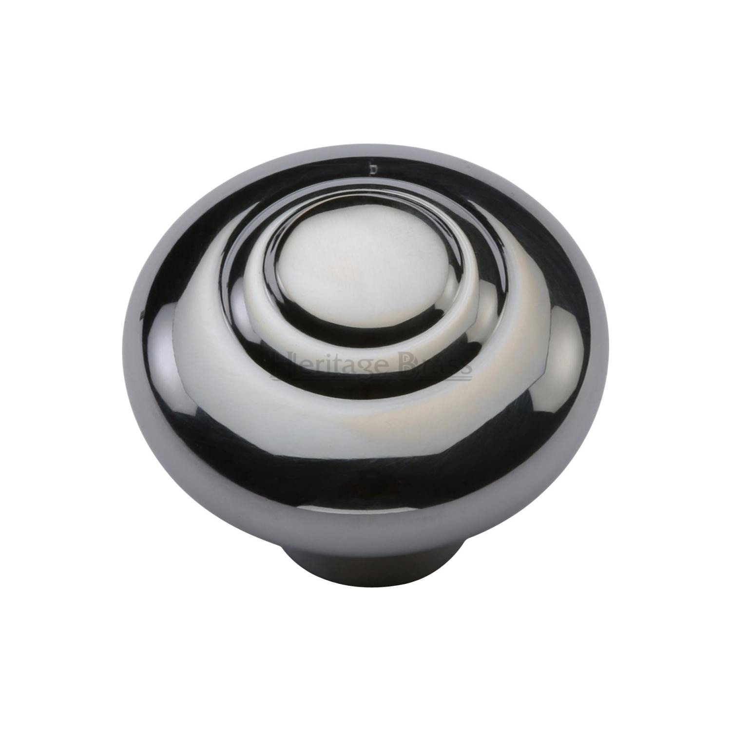 Heritage Brass Cabinet Knob Round Bead Design 38mm