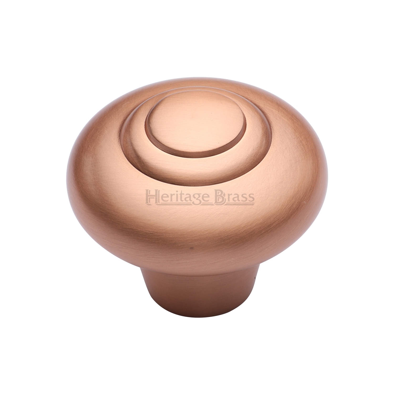 Heritage Brass Cabinet Knob Round Bead Design 38mm