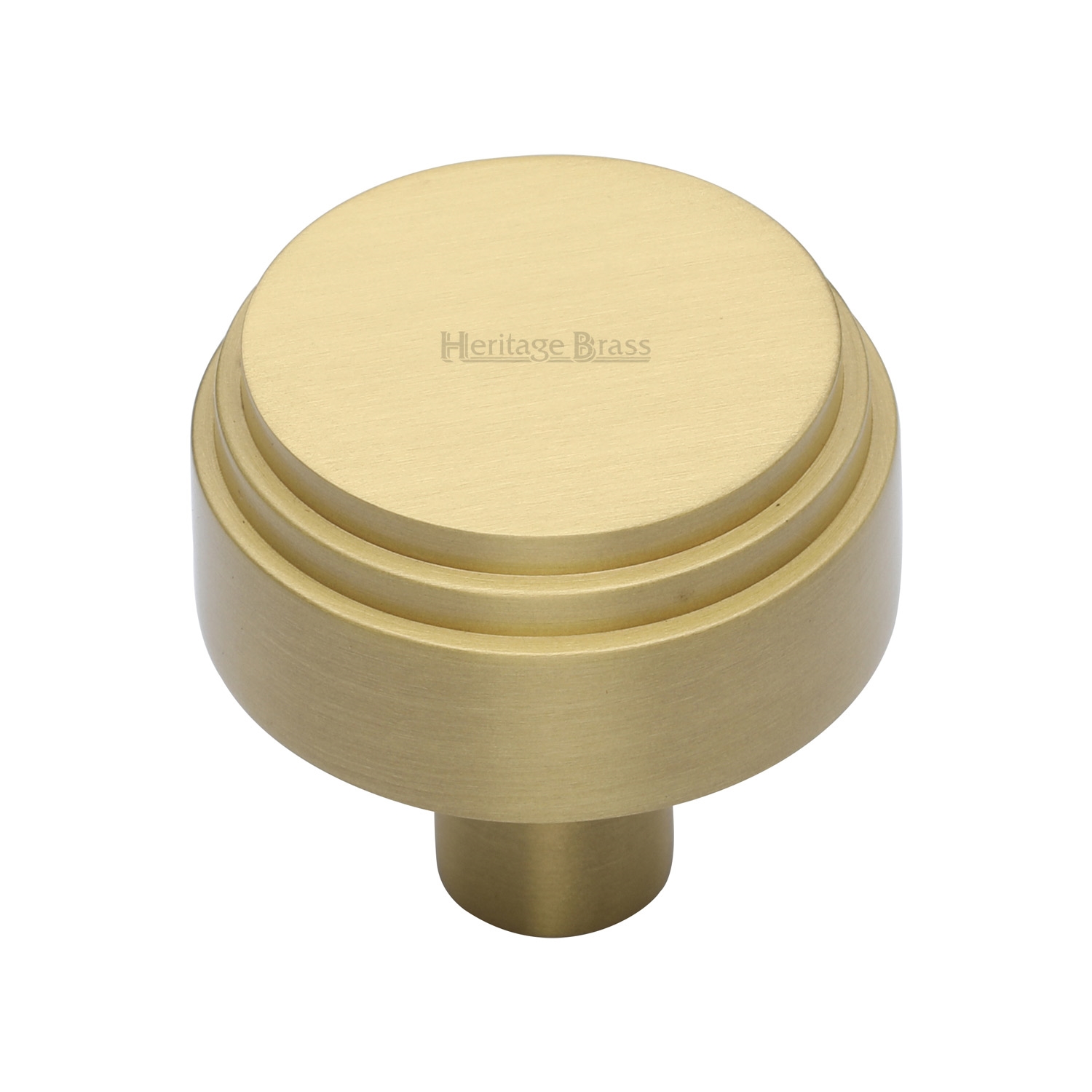 Heritage Brass Cabinet Knob Round Deco Design 32mm