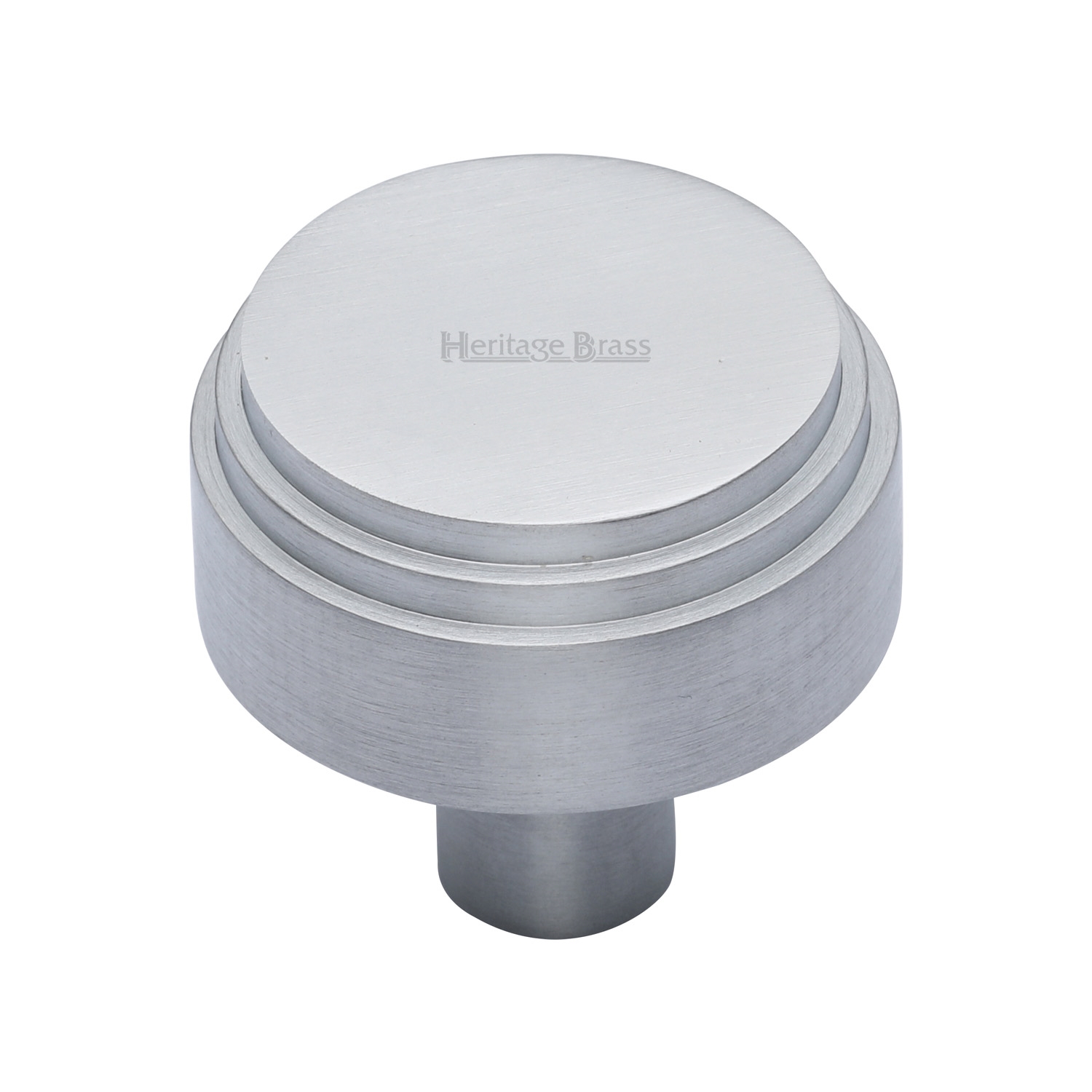 Heritage Brass Cabinet Knob Round Deco Design 32mm
