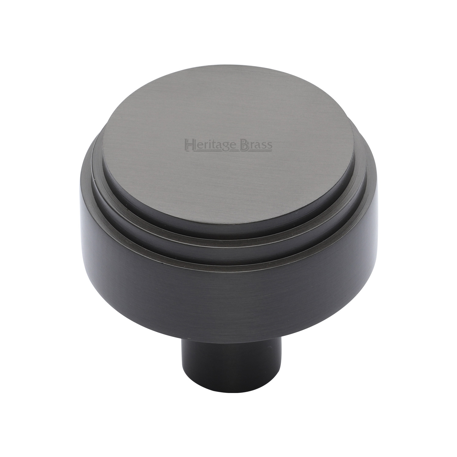 Heritage Brass Cabinet Knob Round Deco Design 38mm