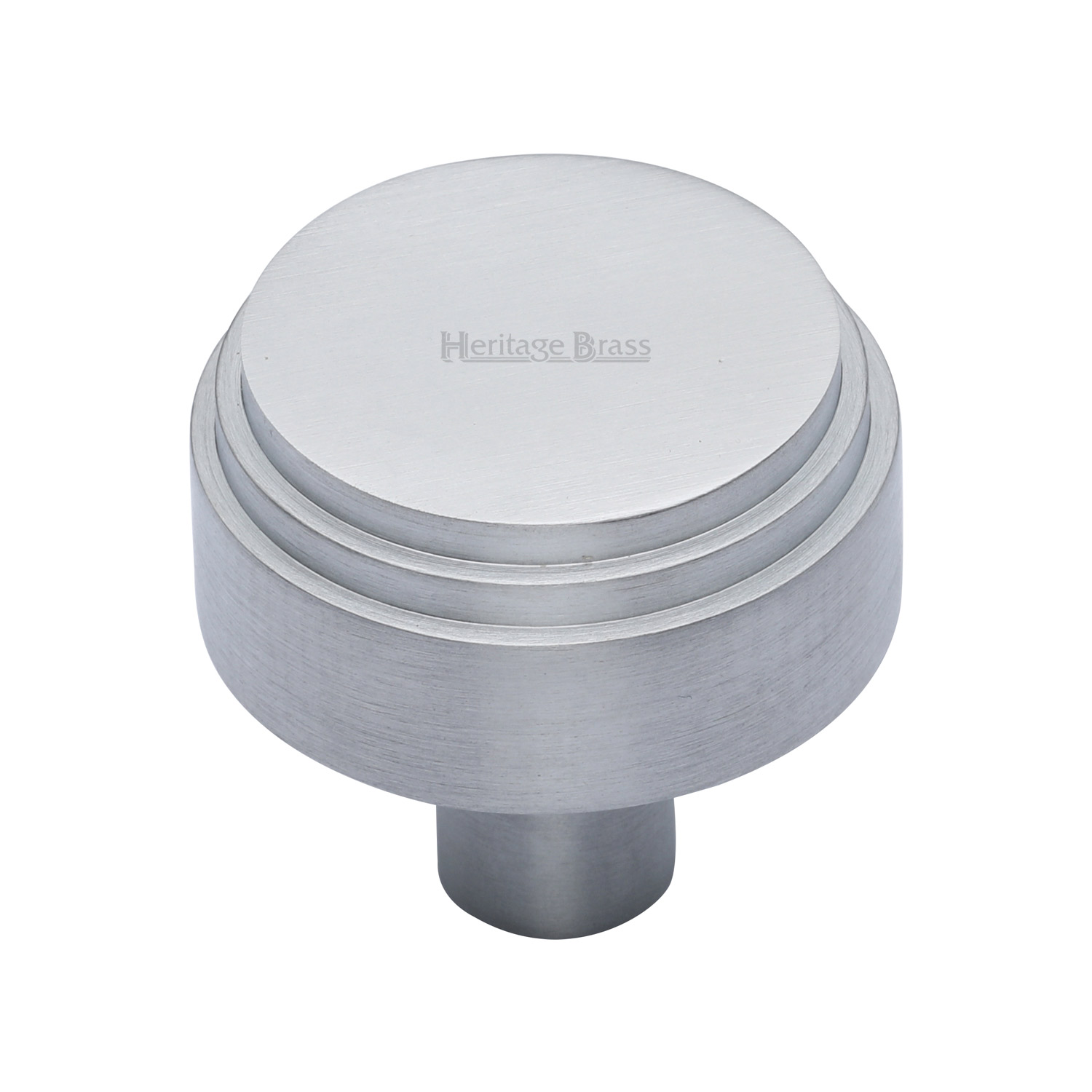 Heritage Brass Cabinet Knob Round Deco Design 38mm