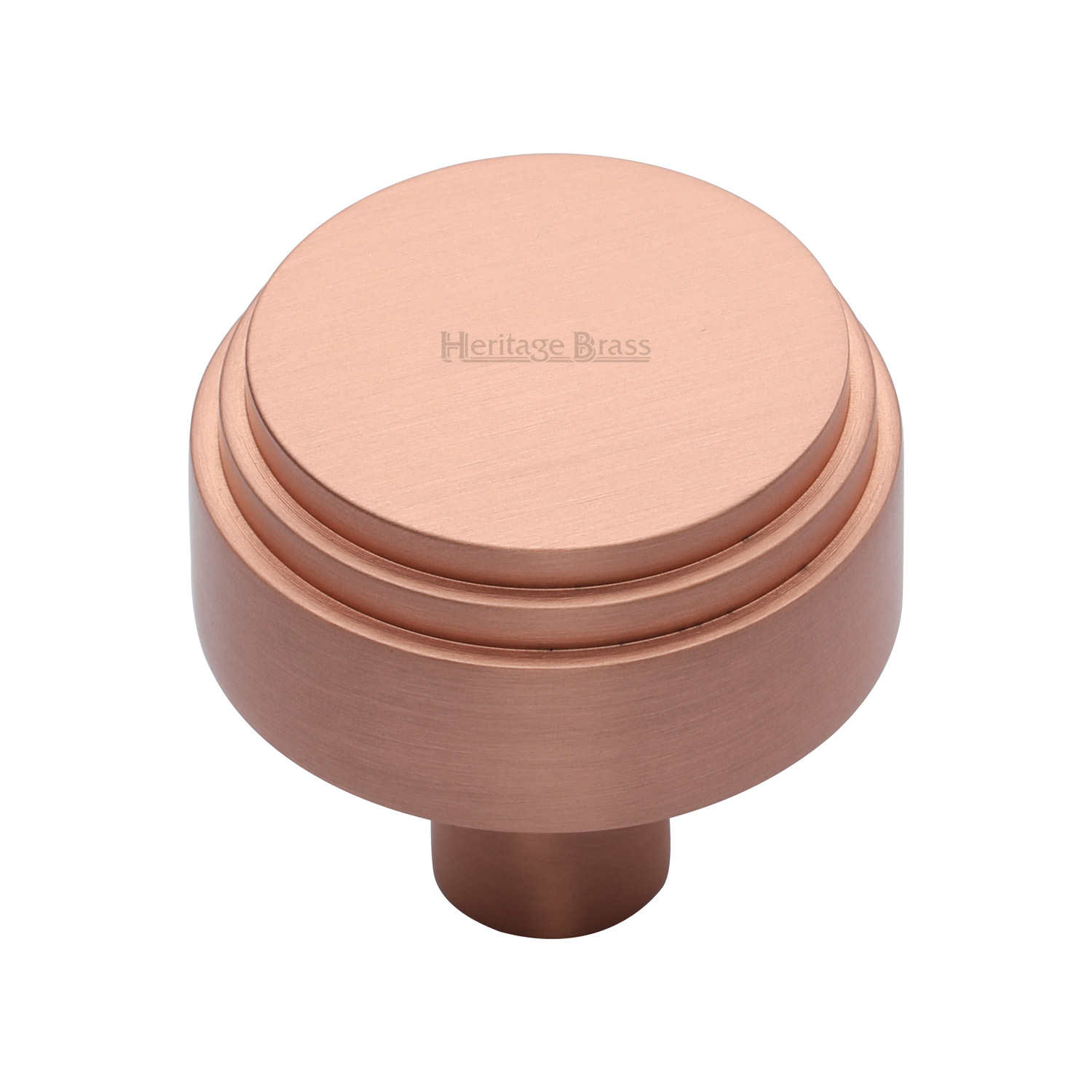 Heritage Brass Cabinet Knob Round Deco Design 38mm