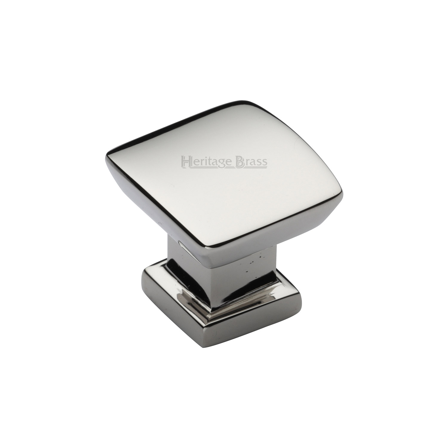 Heritage Brass Cabinet Knob Plinth Design with Base 25mm