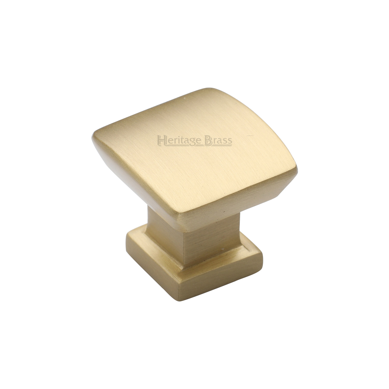 Heritage Brass Cabinet Knob Plinth Design with Base 25mm