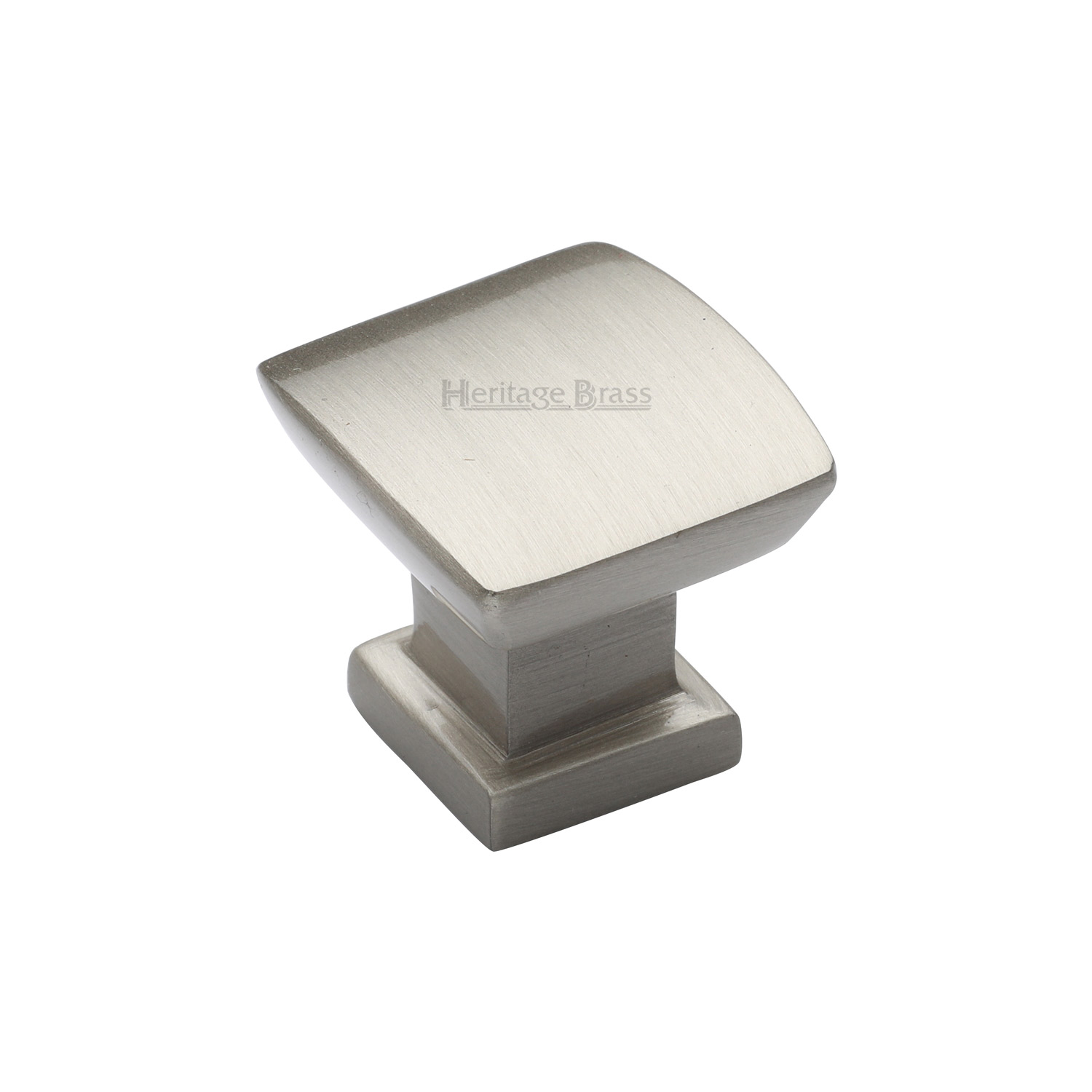 Heritage Brass Cabinet Knob Plinth Design with Base 25mm