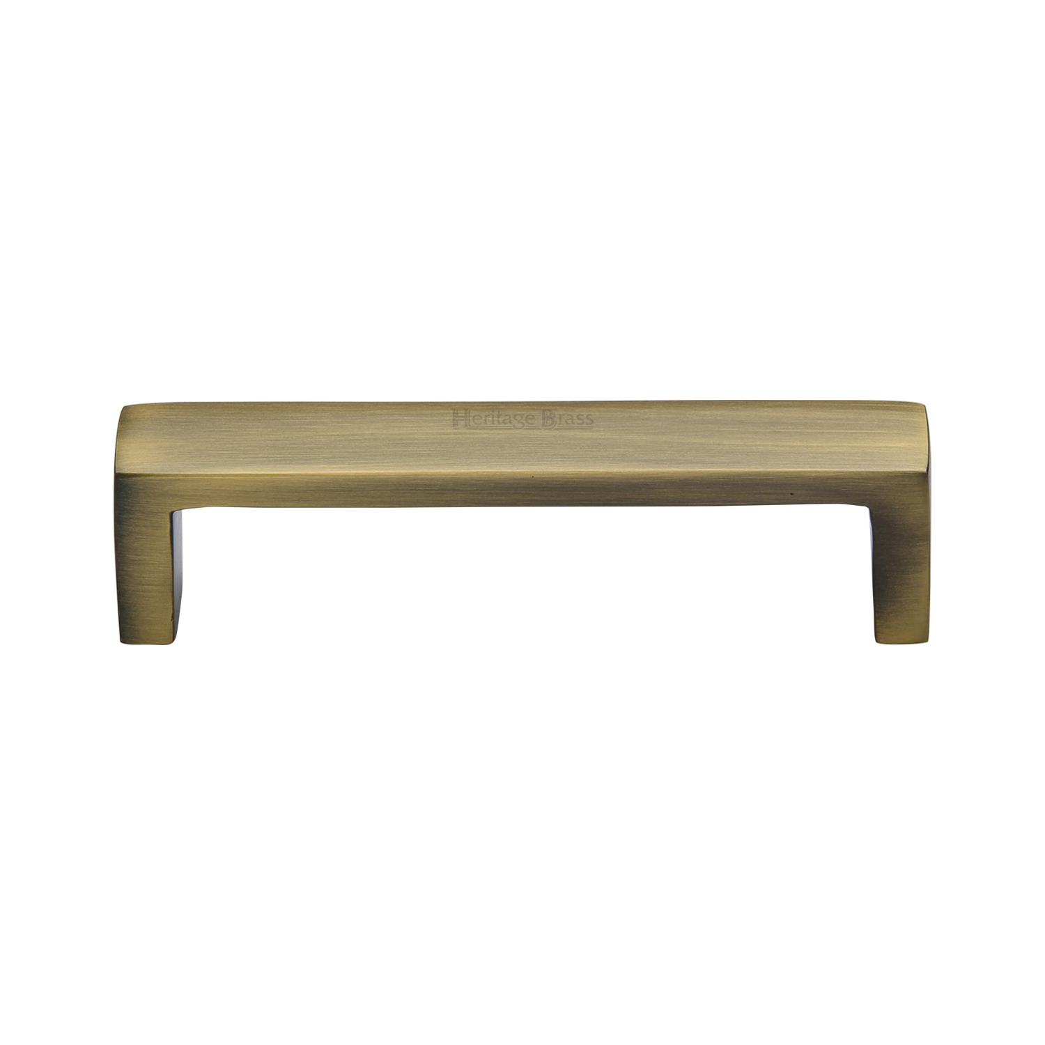 Heritage Brass Cabinet Pull Wide Metro Design 101mm c/c