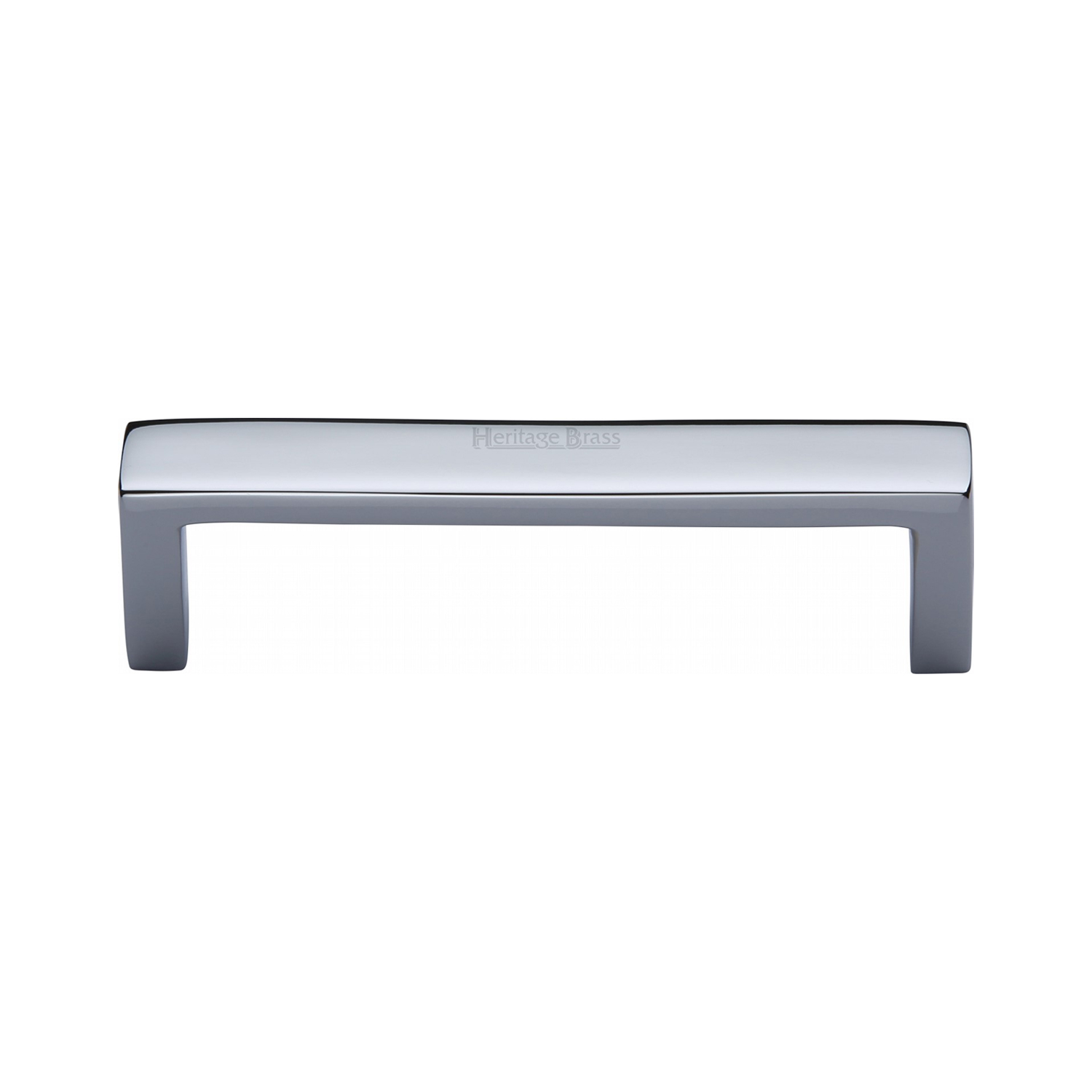 Heritage Brass Cabinet Pull Wide Metro Design 101mm c/c