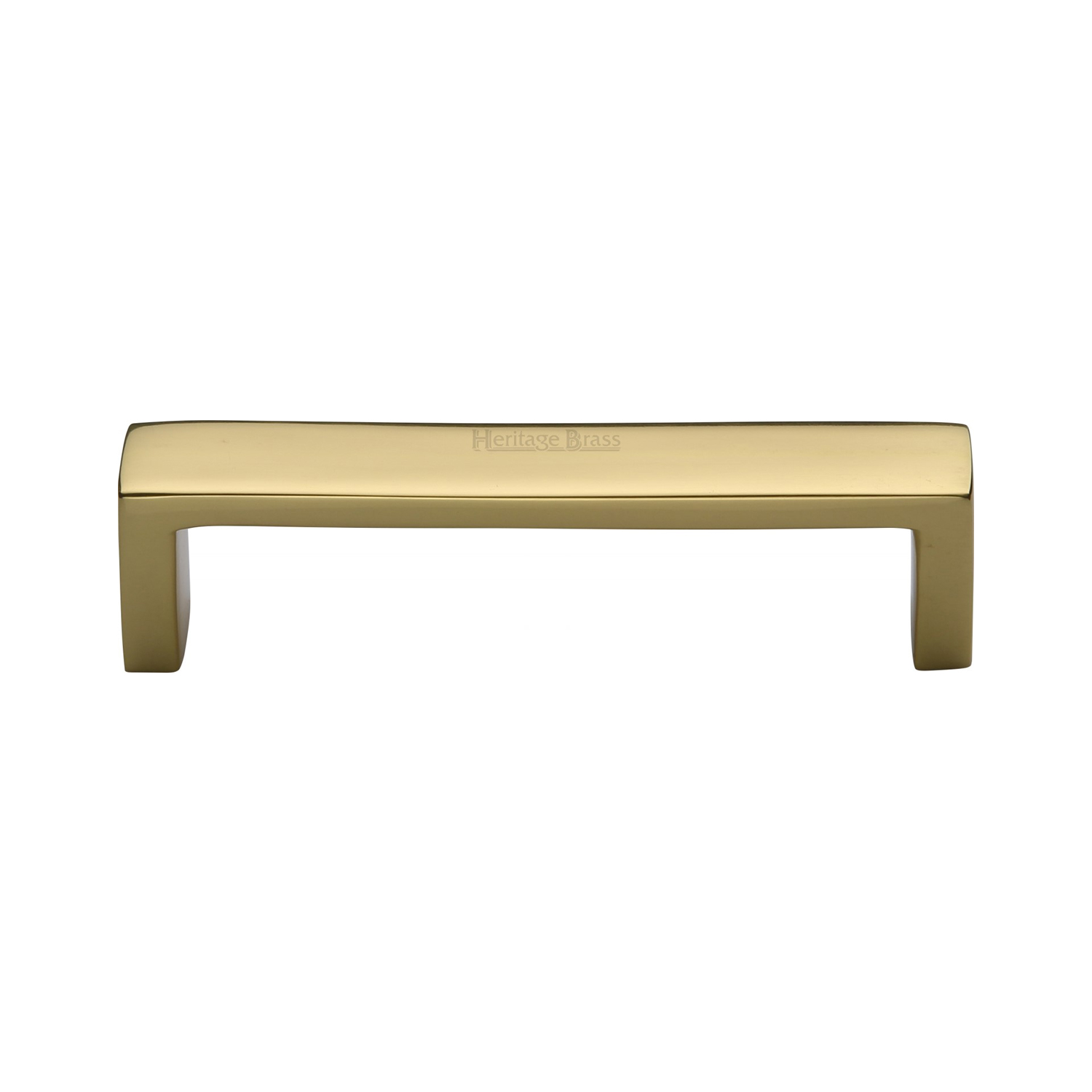 Heritage Brass Cabinet Pull Wide Metro Design 101mm c/c