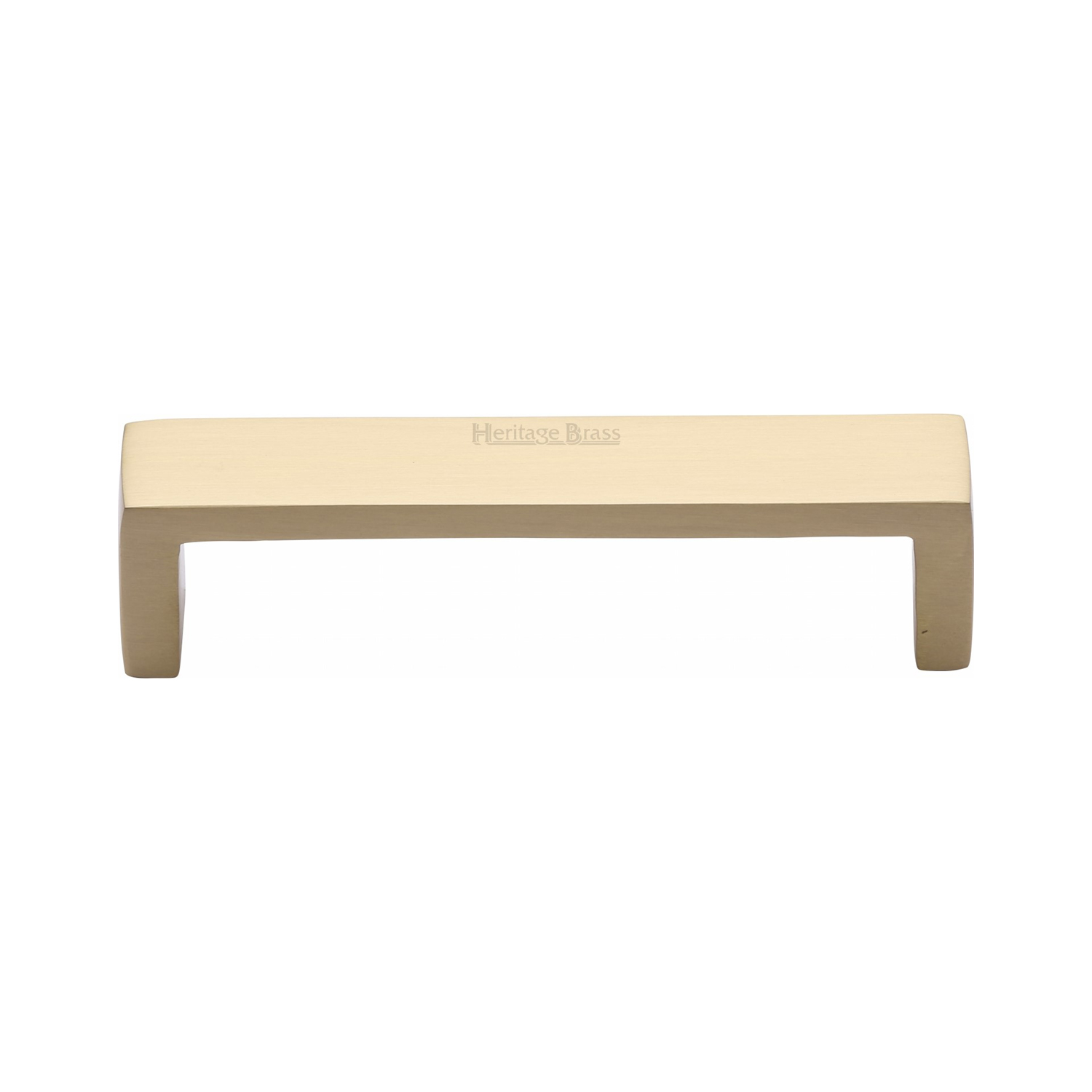 Heritage Brass Cabinet Pull Wide Metro Design 101mm c/c