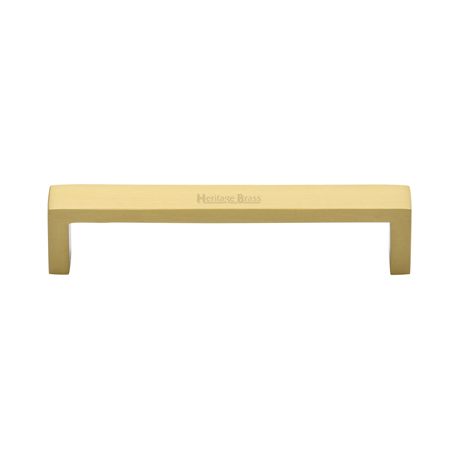 Heritage Brass Cabinet Pull Wide Metro Design 128mm c/c