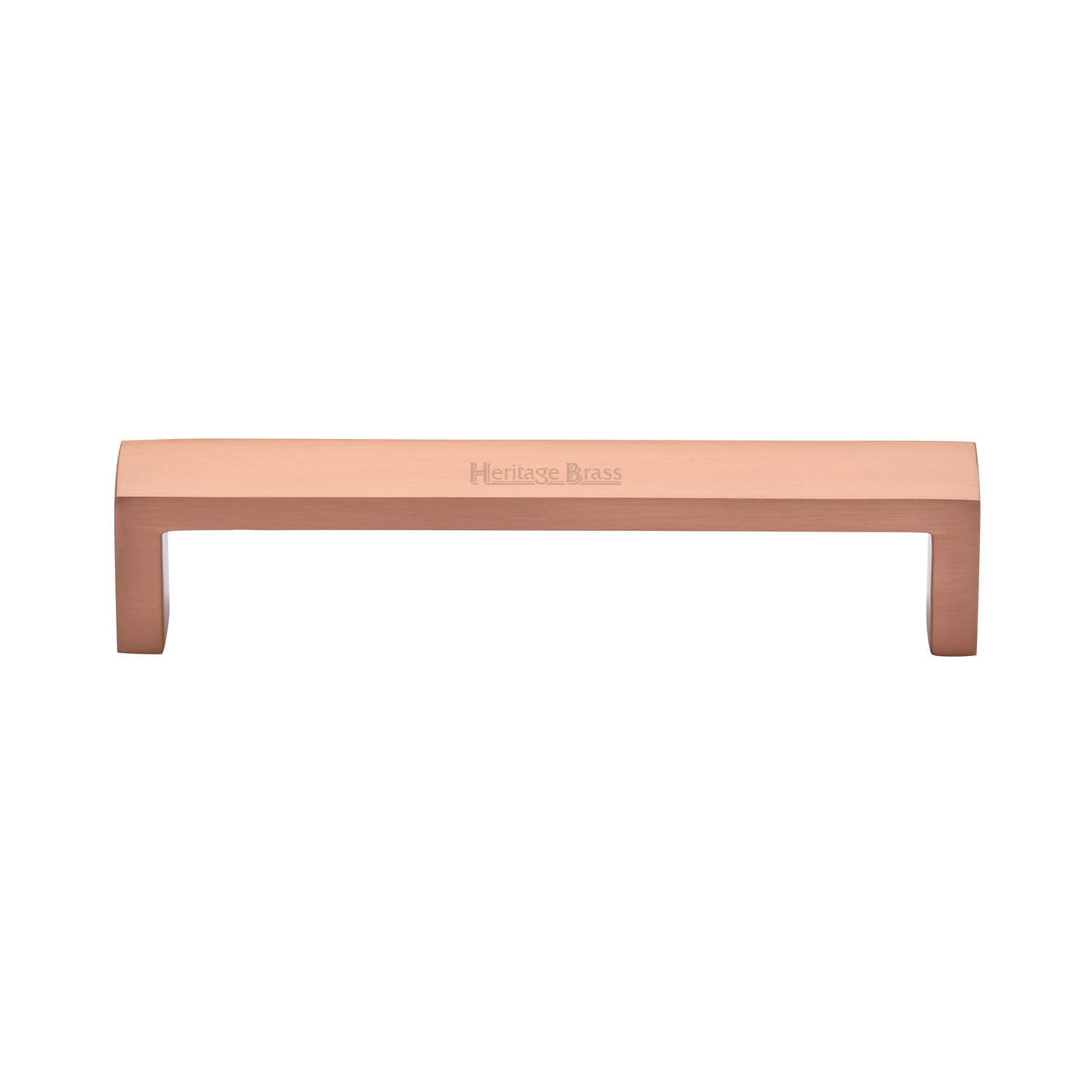 Heritage Brass Cabinet Pull Wide Metro Design 128mm c/c
