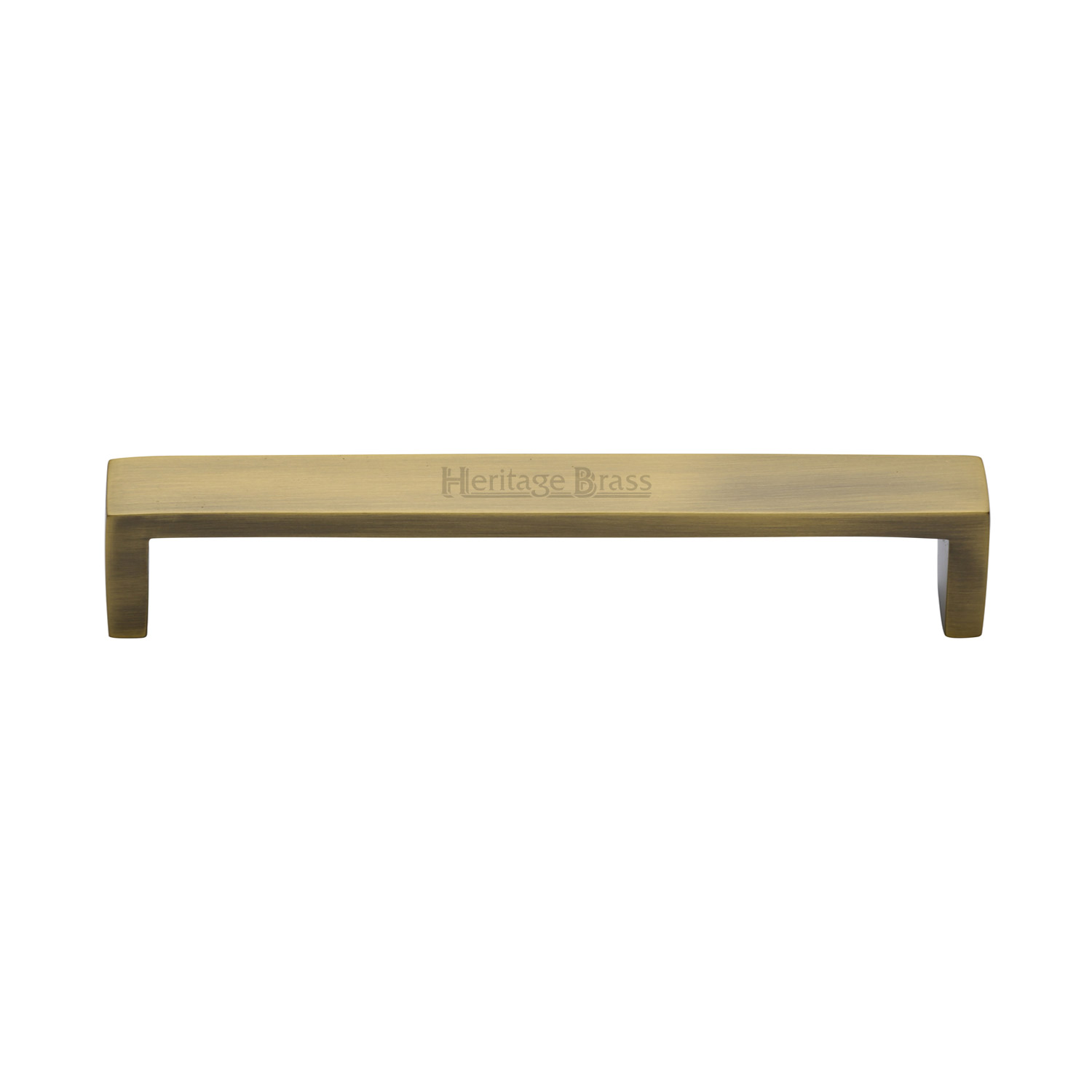 Heritage Brass Cabinet Pull Wide Metro Design 160mm c/c