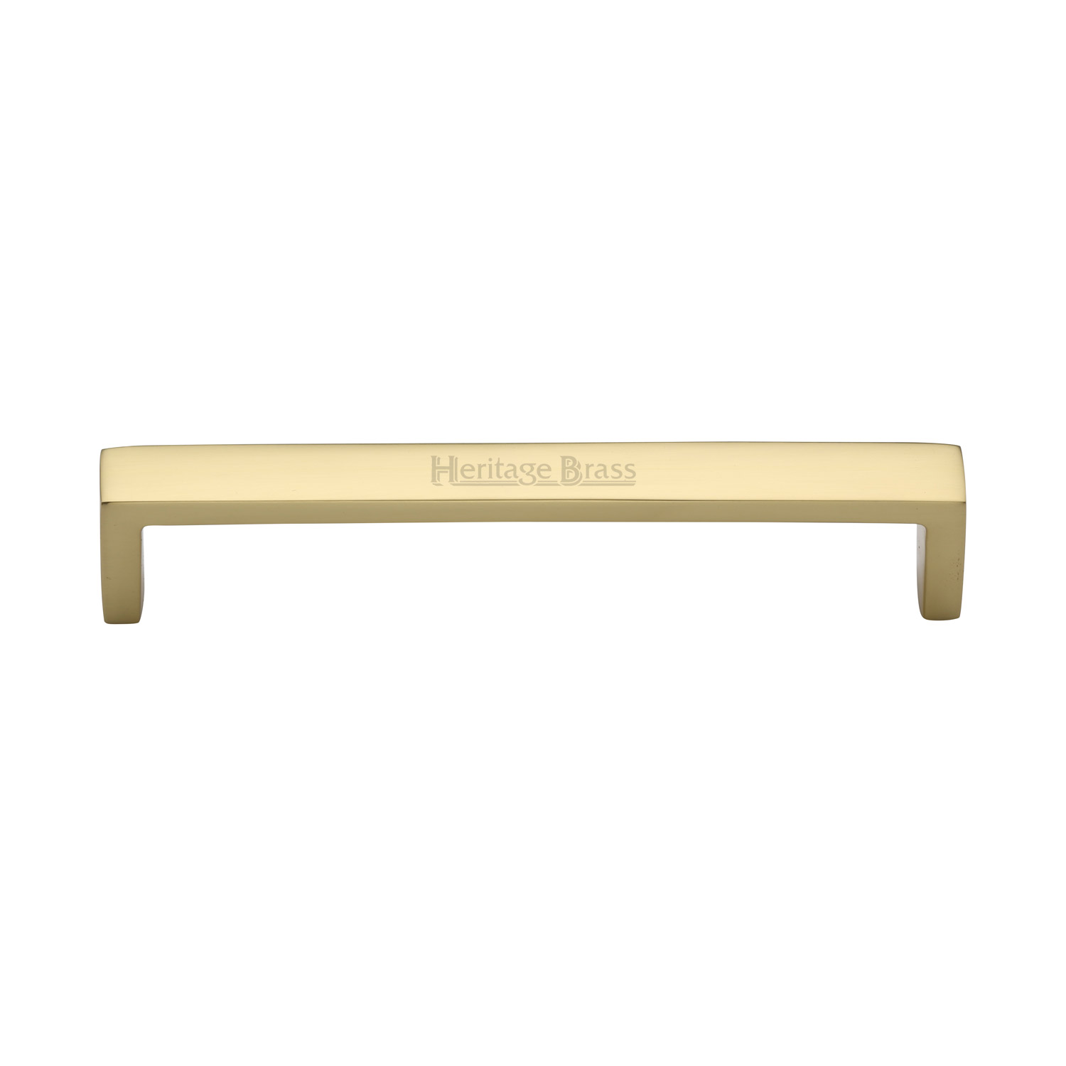 Heritage Brass Cabinet Pull Wide Metro Design 160mm c/c