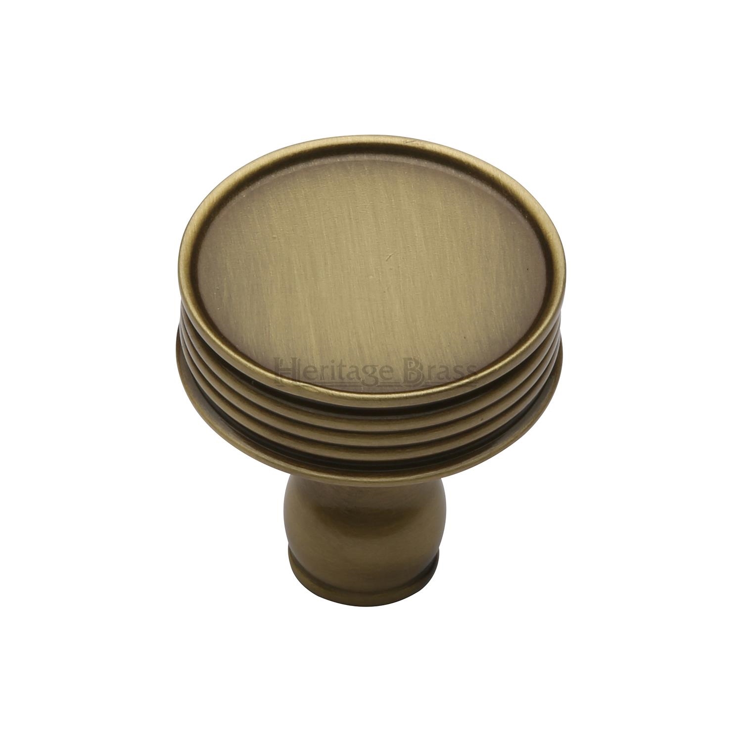 Heritage Brass Cabinet Knob Venetian Design 32mm