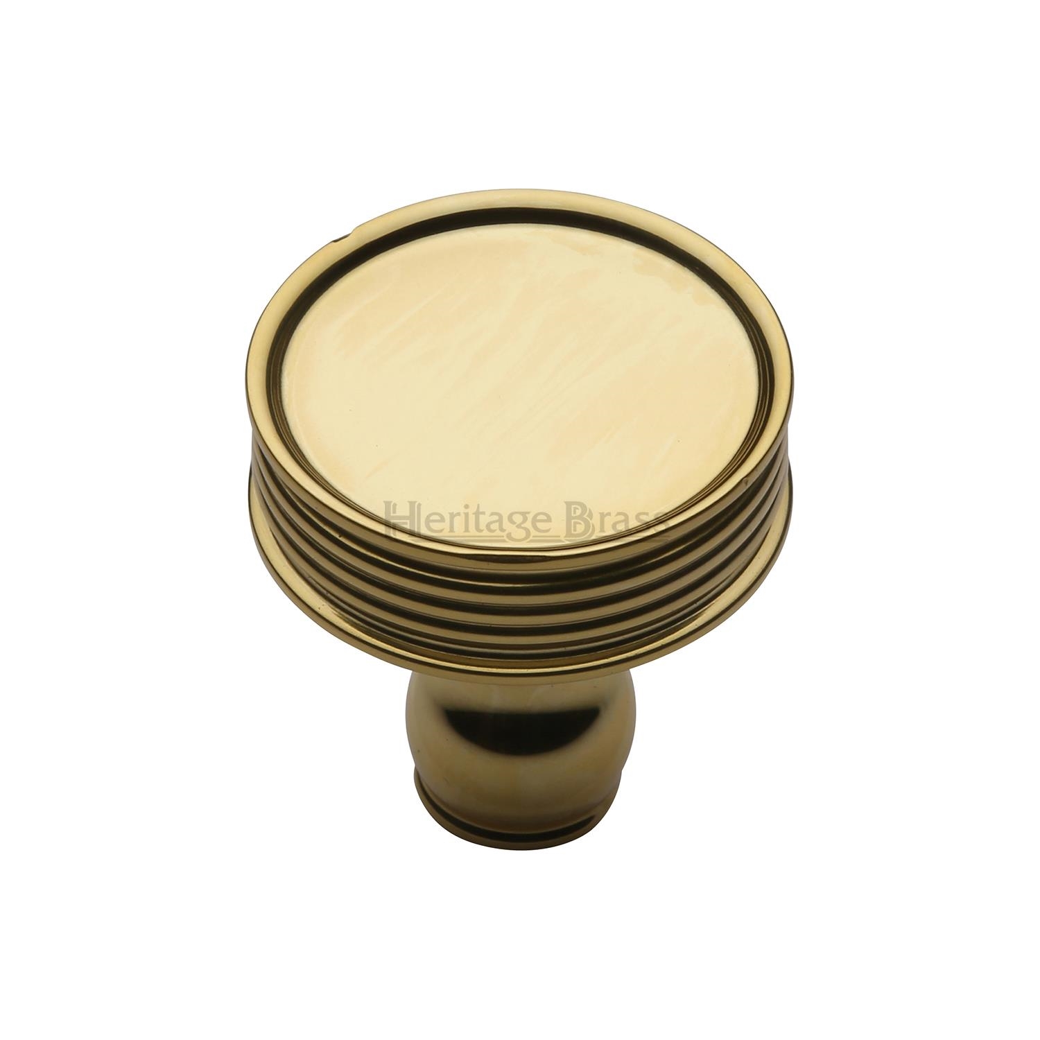 Heritage Brass Cabinet Knob Venetian Design 32mm