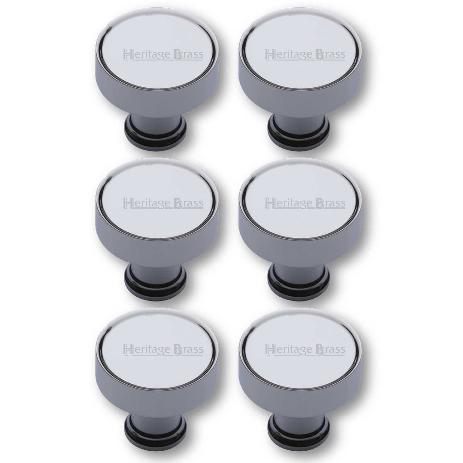 Heritage Brass Cabinet Knob Florence Design 32mm