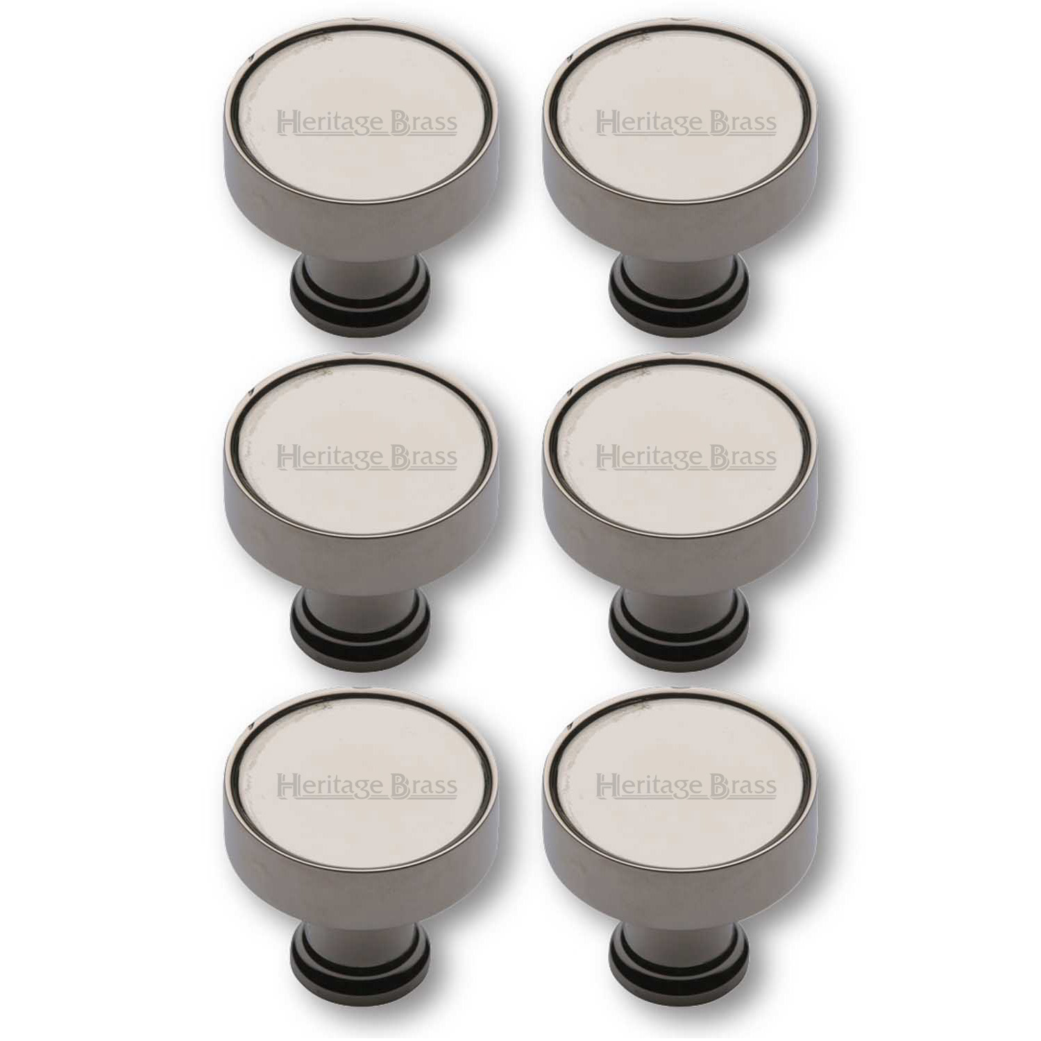 Heritage Brass Cabinet Knob Florence Design 32mm