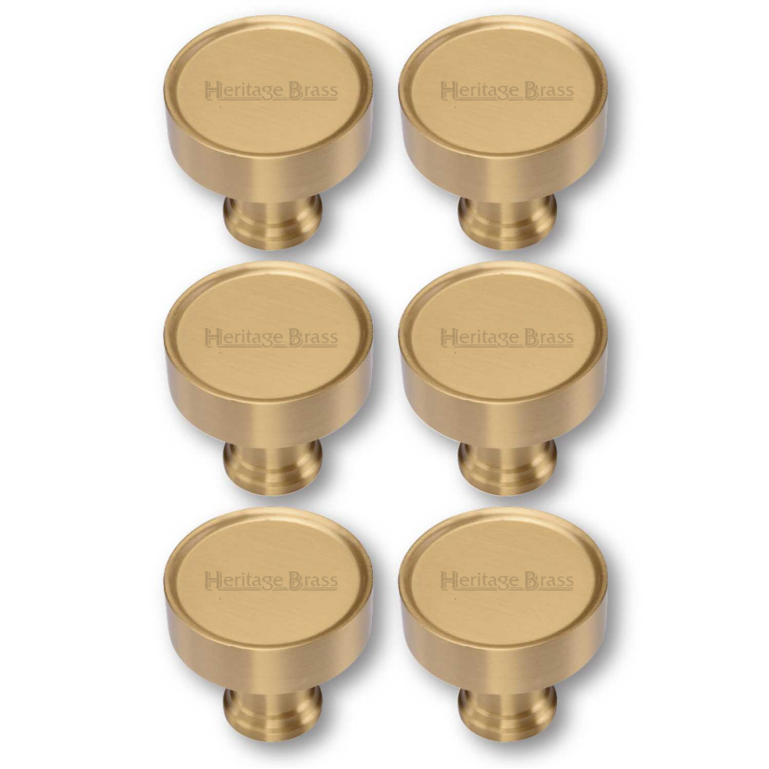 Heritage Brass Cabinet Knob Florence Design 32mm